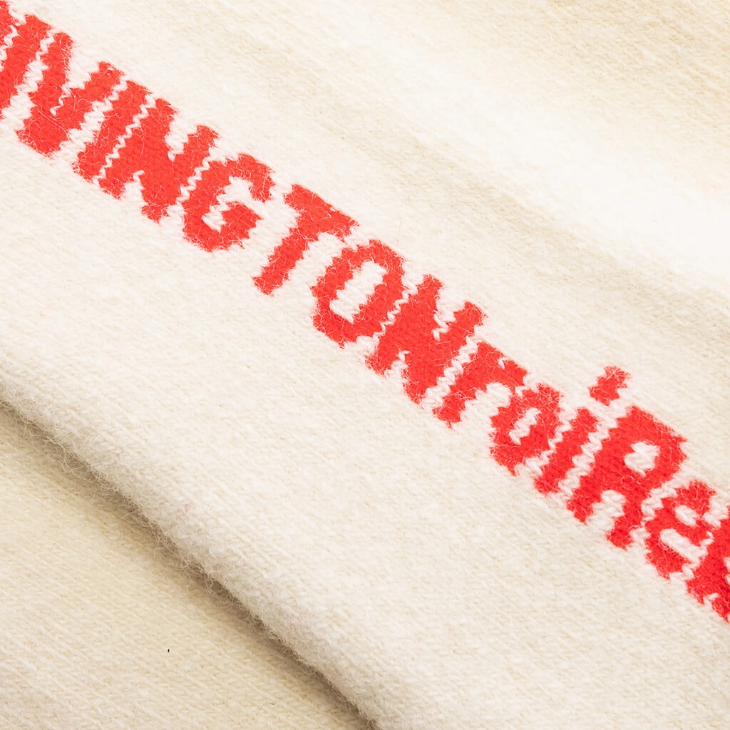 123 Socks - Vintage White/Red