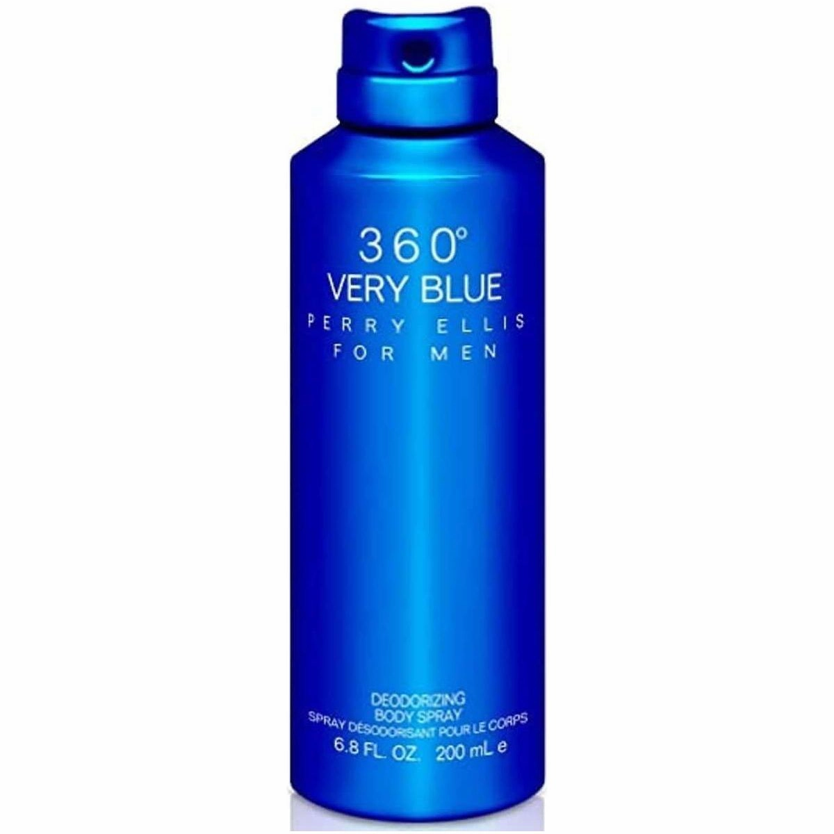 360 Very Blue by Perry Ellis 6.8 oz Deodorizing Body Spray