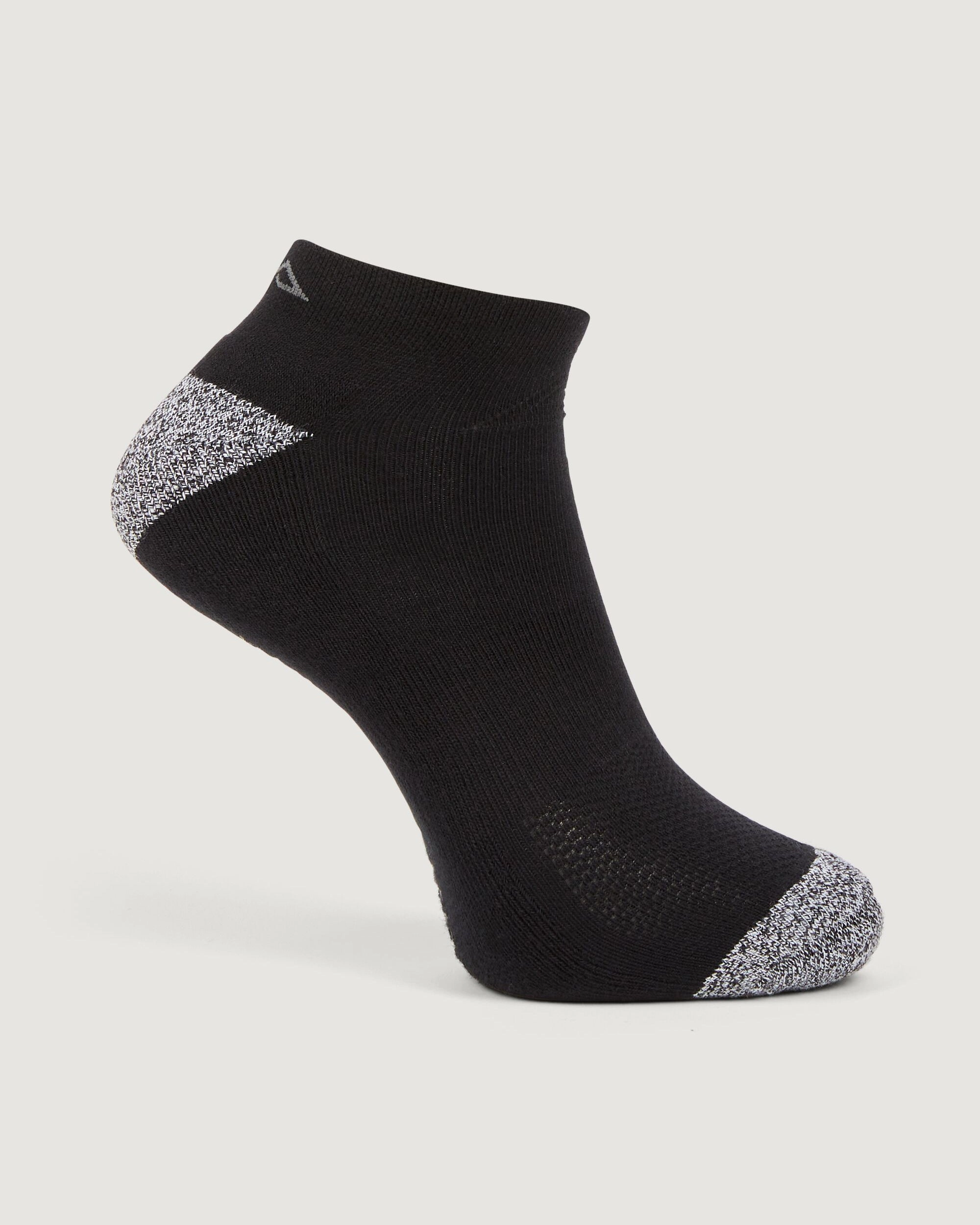 Accion driMOTION Low Cut Socks - 3 Pack - Black/White/Blueridge