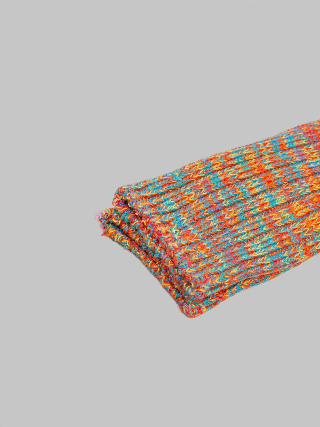 Anonymous Ism 5 Colour Mix Crew Socks Orange