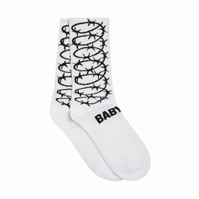 Babylon LA Barbed Socks White