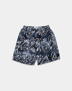 BATIK BOXER SHORTS - NAVY/WHITE