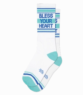 Bless Your Heart - Gym Crew Socks