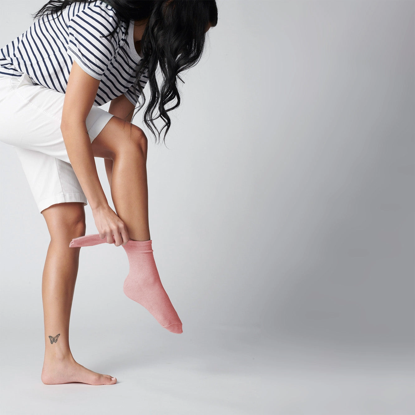 Blush Cotton Sock