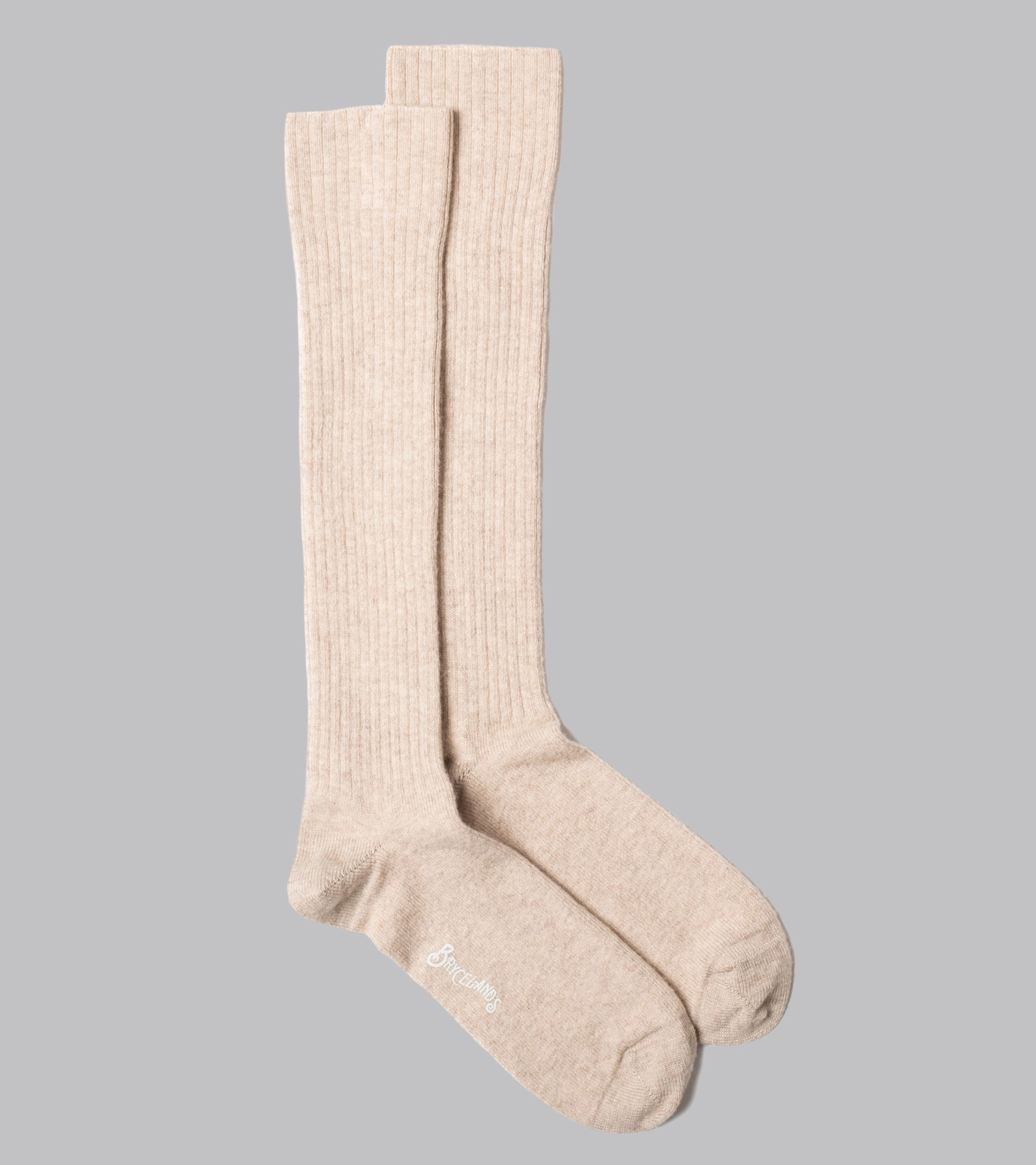 Cashmere Socks Beige