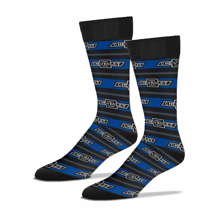 Chevrolet Heritage Bowtie Stripe Socks