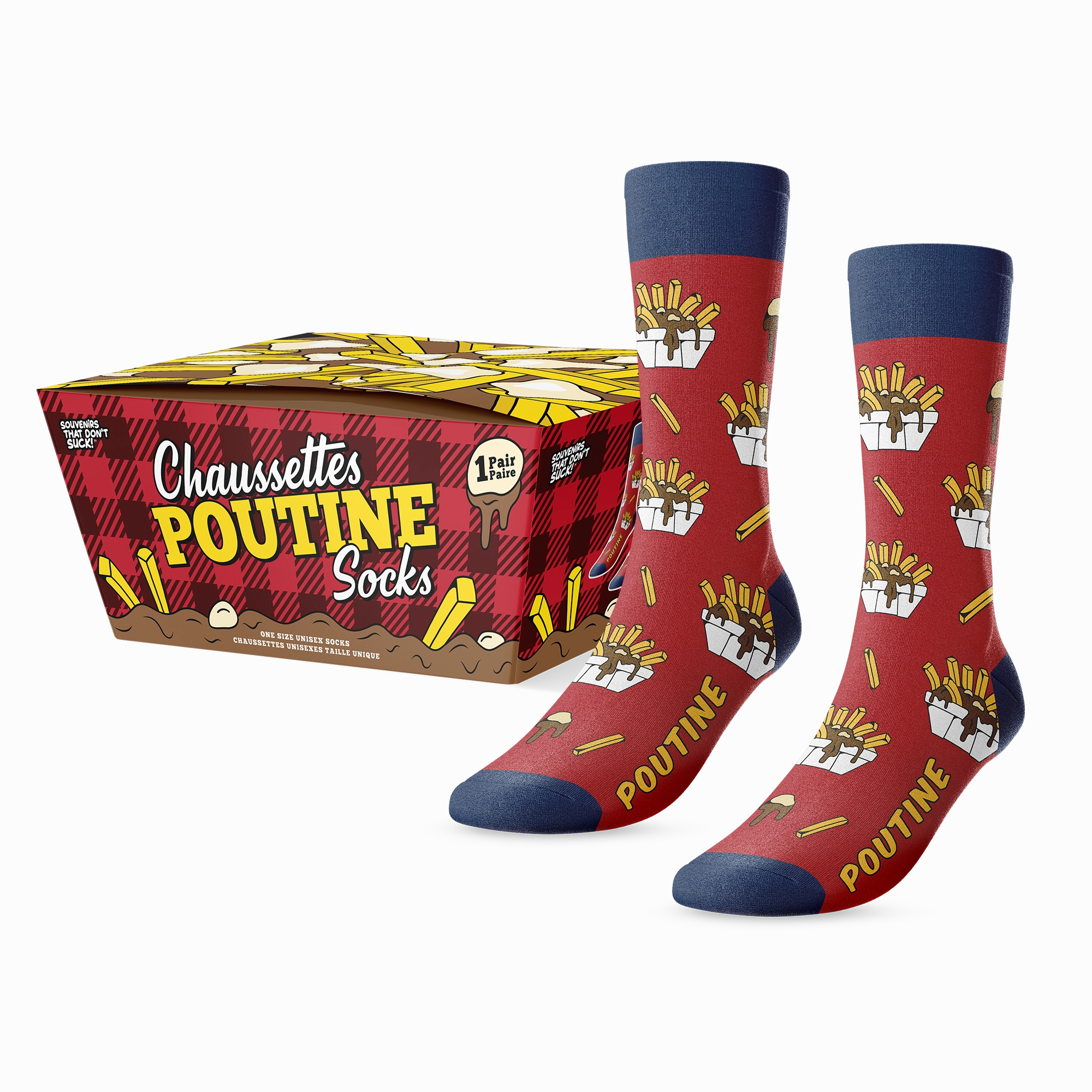 Classic Canadian Poutine Socks