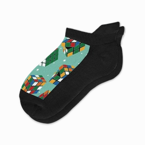 Cubes Ankle Socks