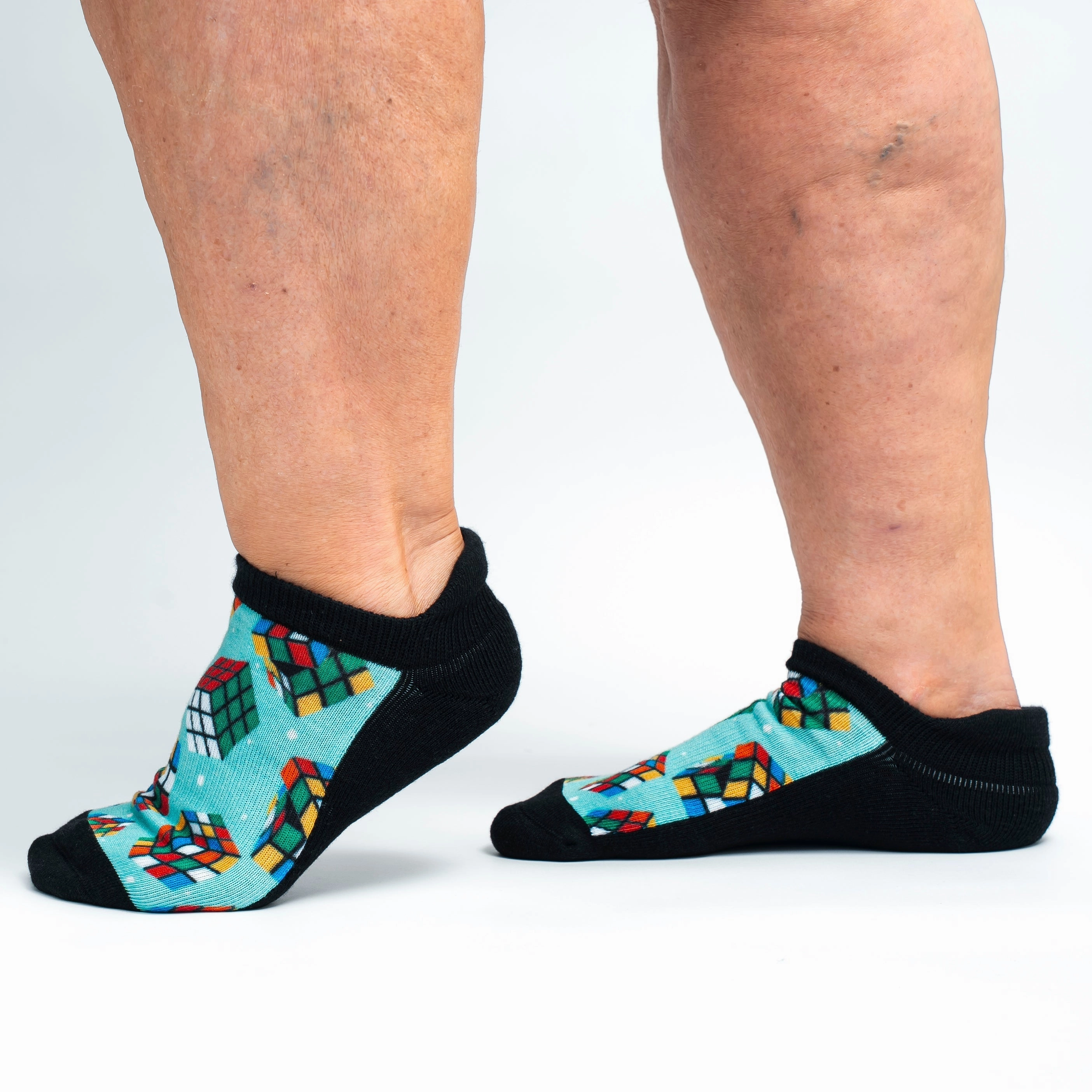Cubes Ankle Socks
