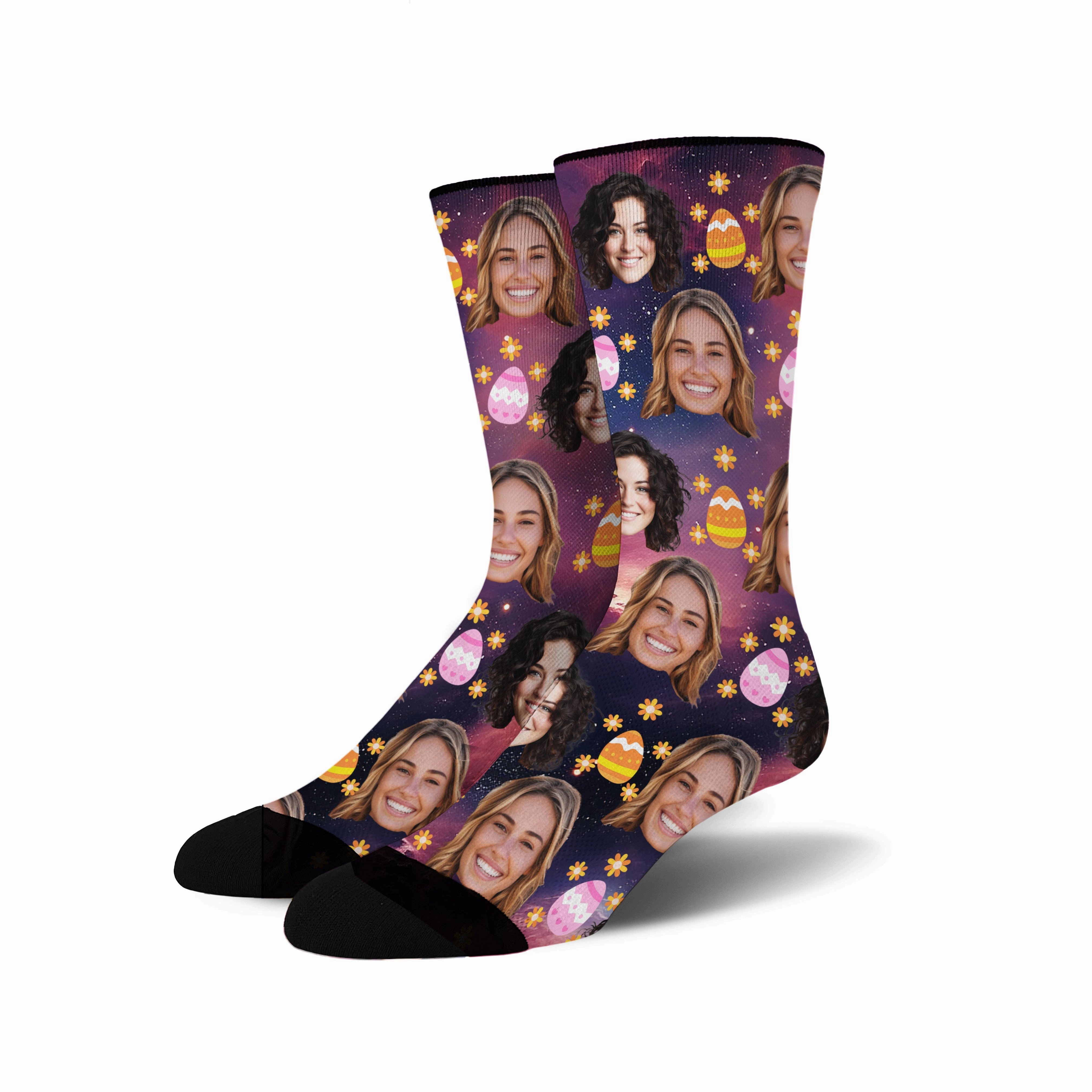 Custom Face - Easter Egg socks # 2