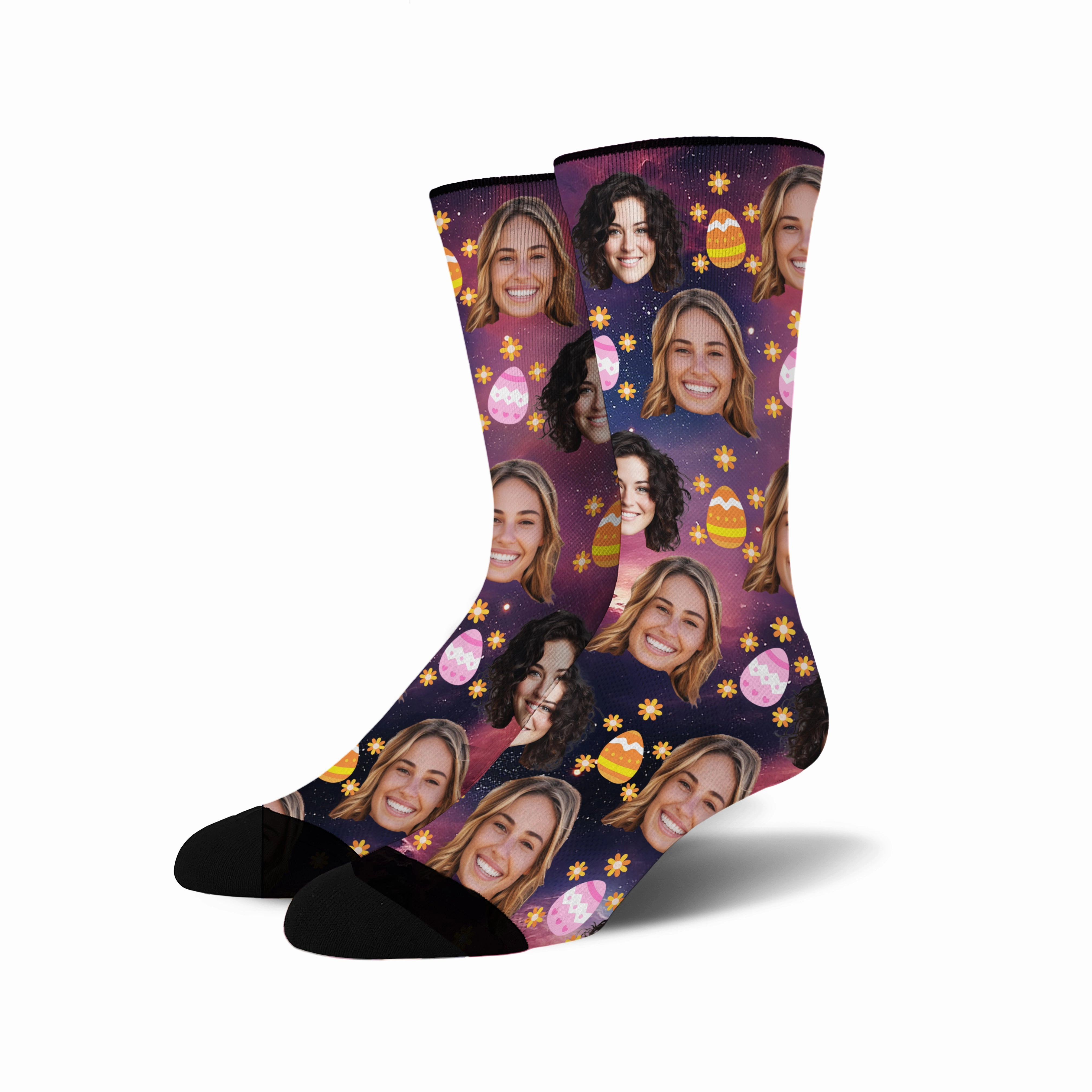 Custom Face - Easter Egg socks # 2