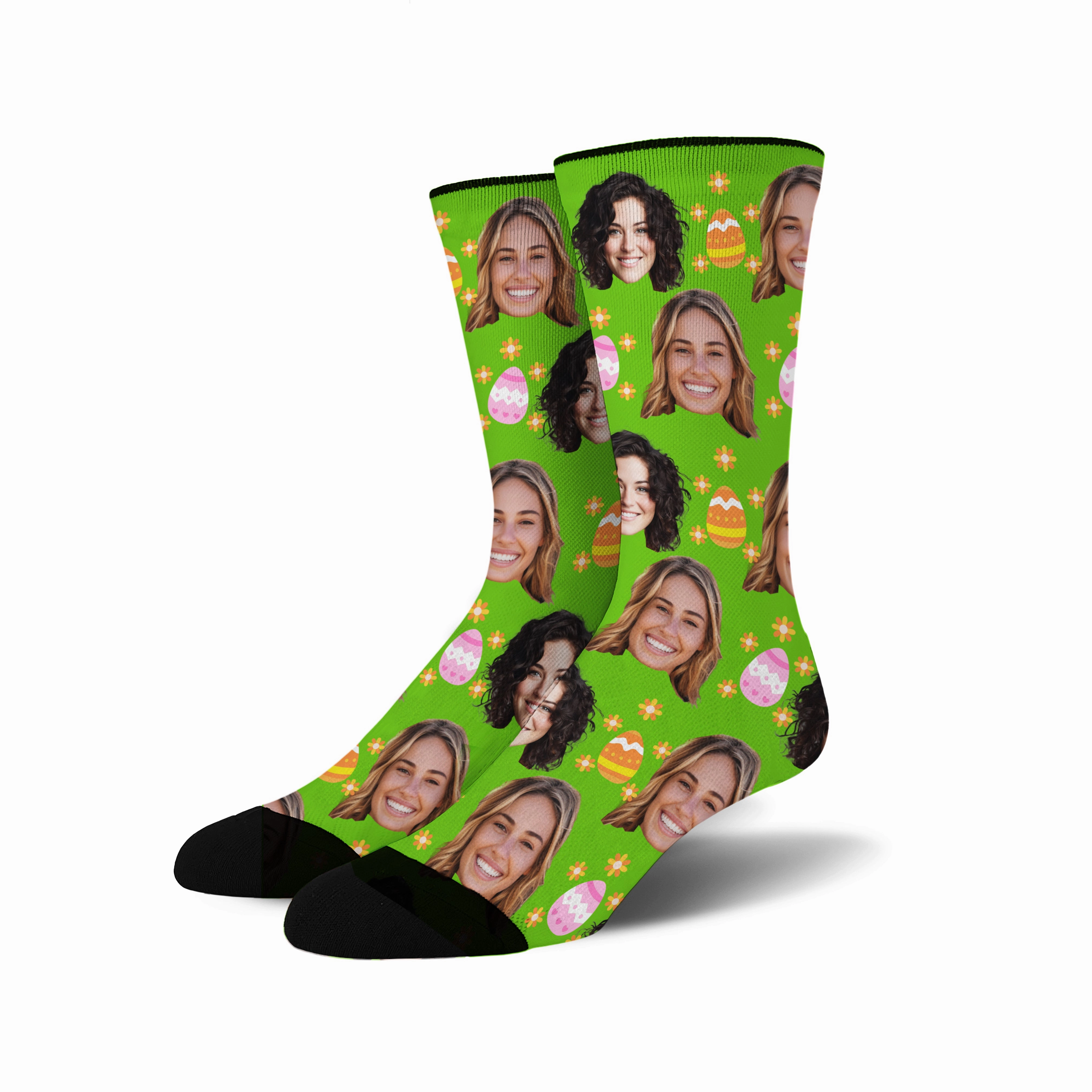 Custom Face - Easter Egg socks # 2