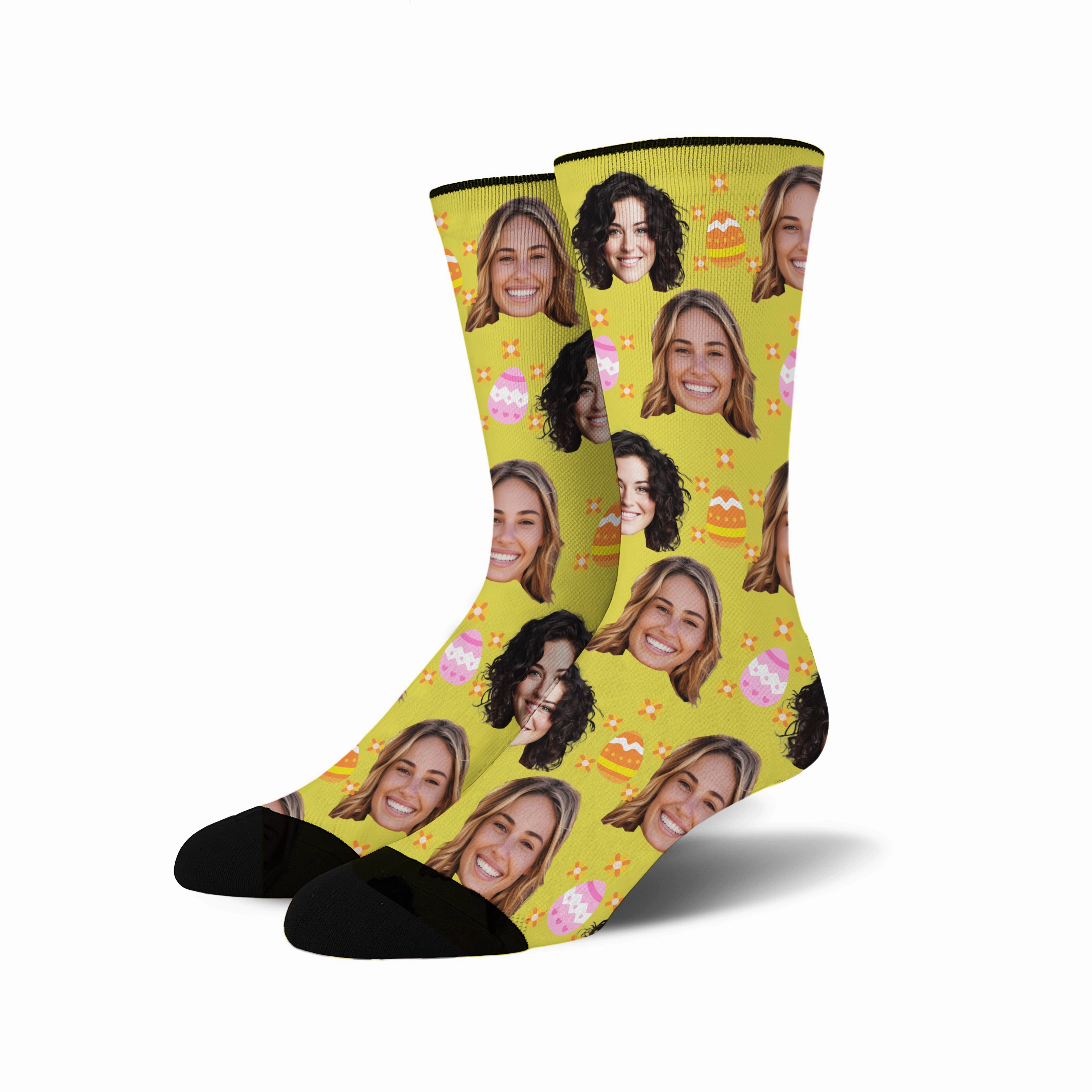 Custom Face - Easter Egg socks # 2