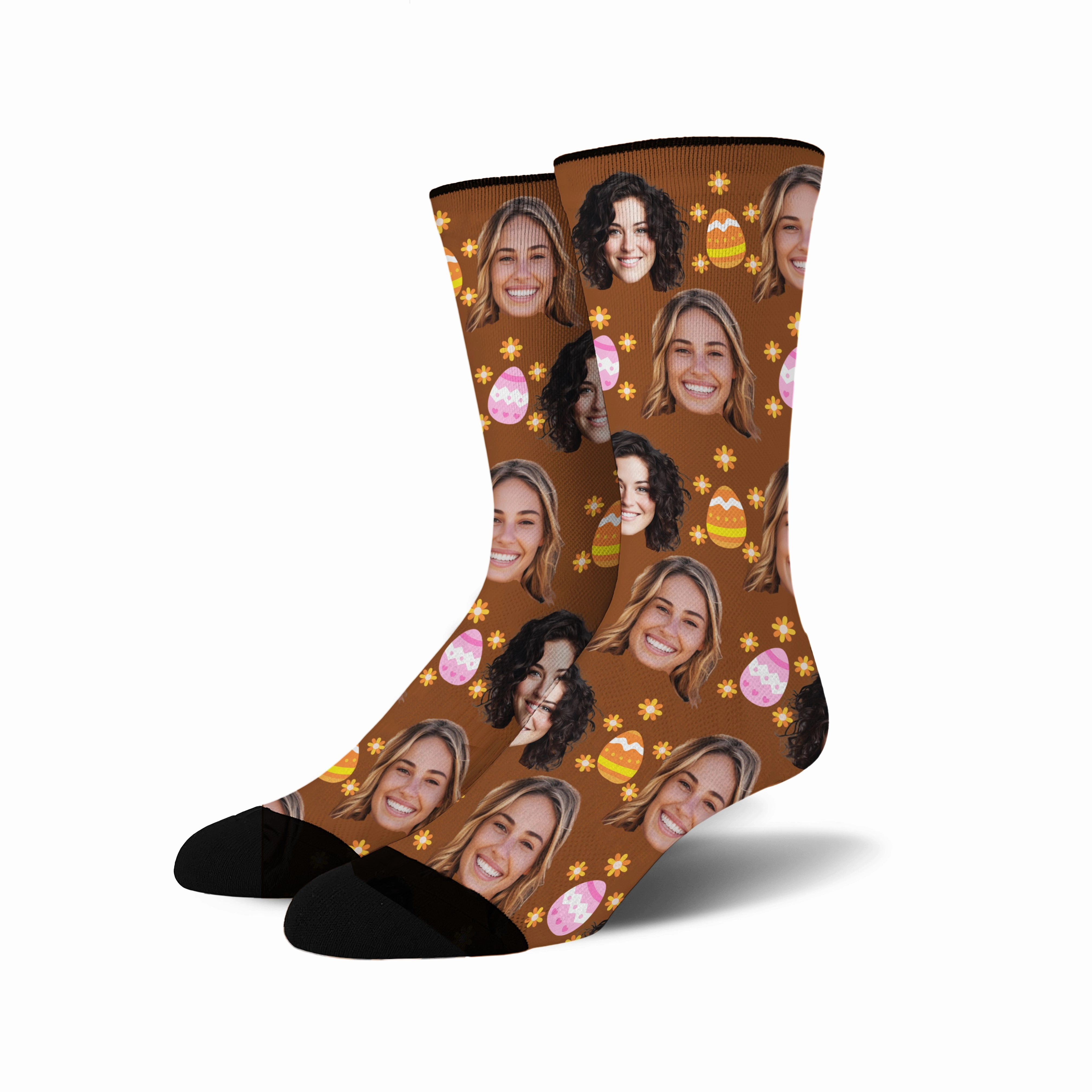 Custom Face - Easter Egg socks # 2