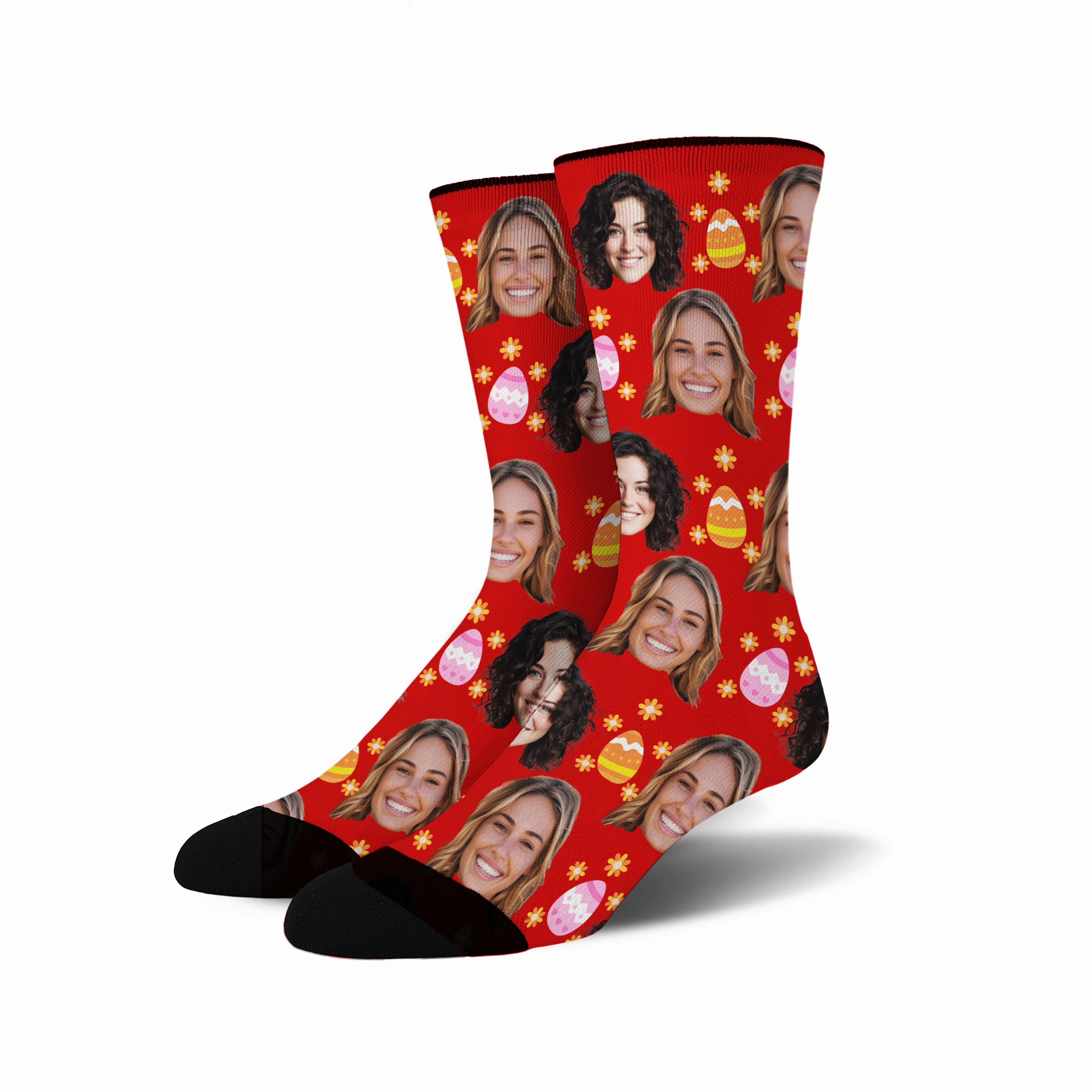 Custom Face - Easter Egg socks # 2