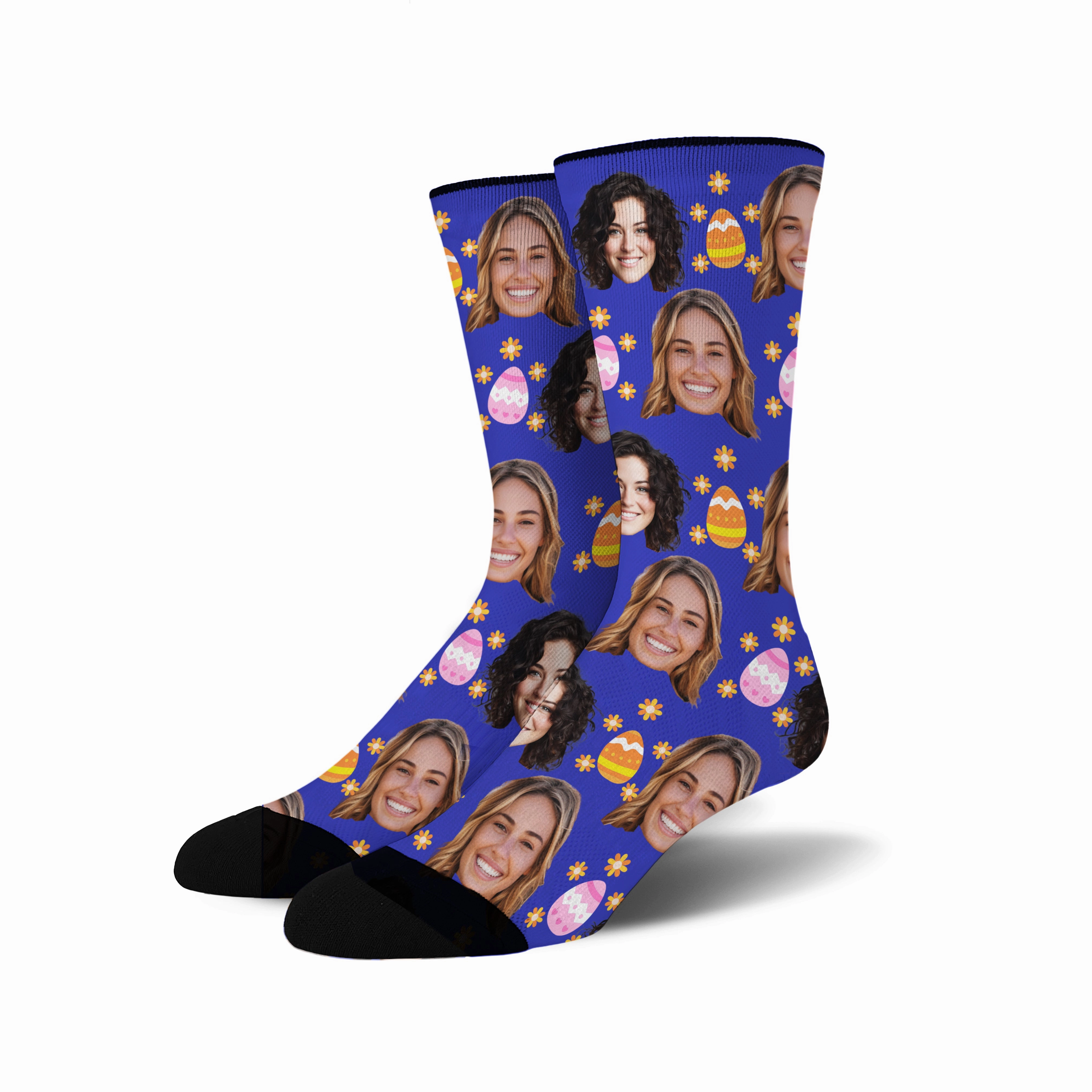 Custom Face - Easter Egg socks # 2
