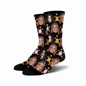 Custom Face - Easter Egg socks # 2