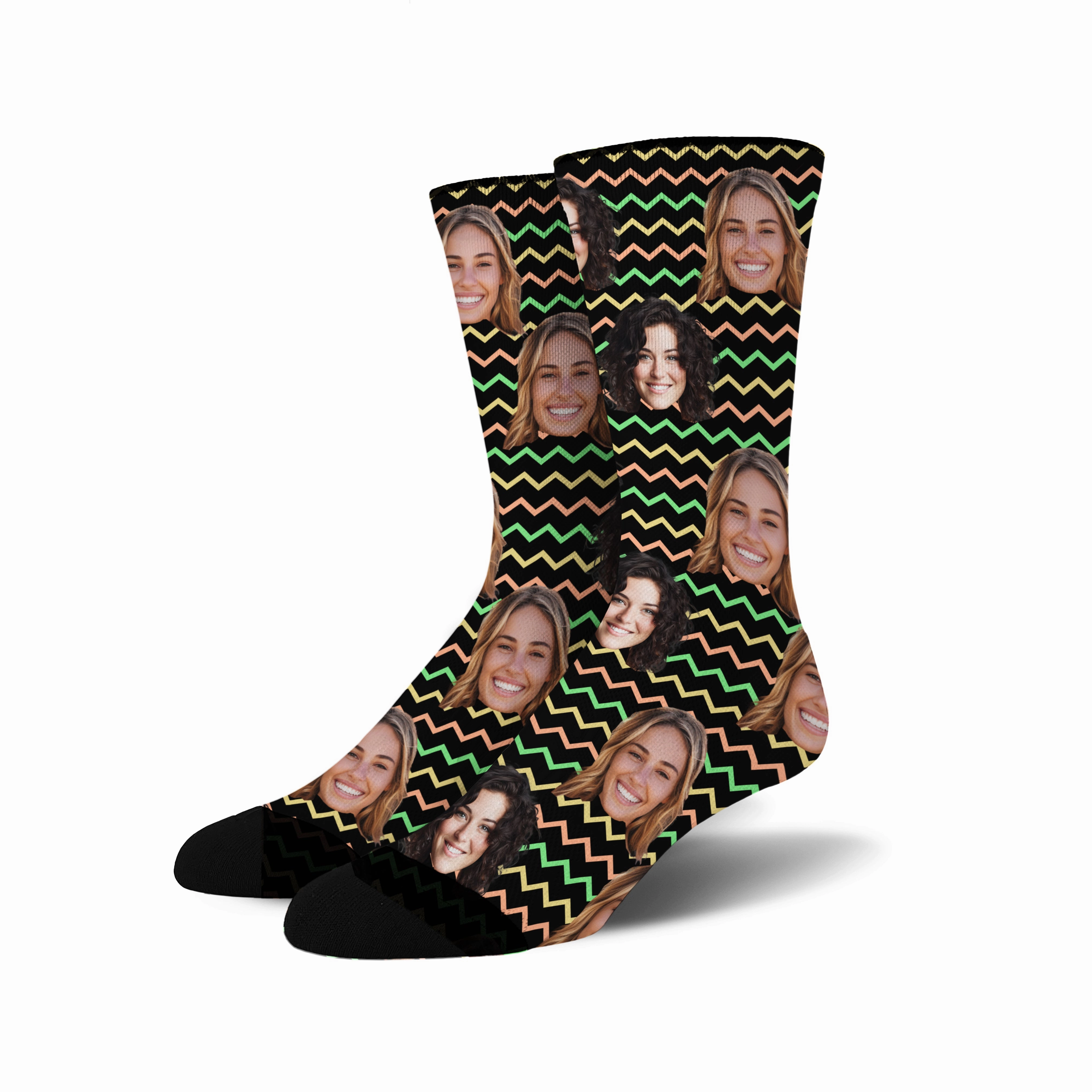 Custom Face - Easter Pattern socks # 1
