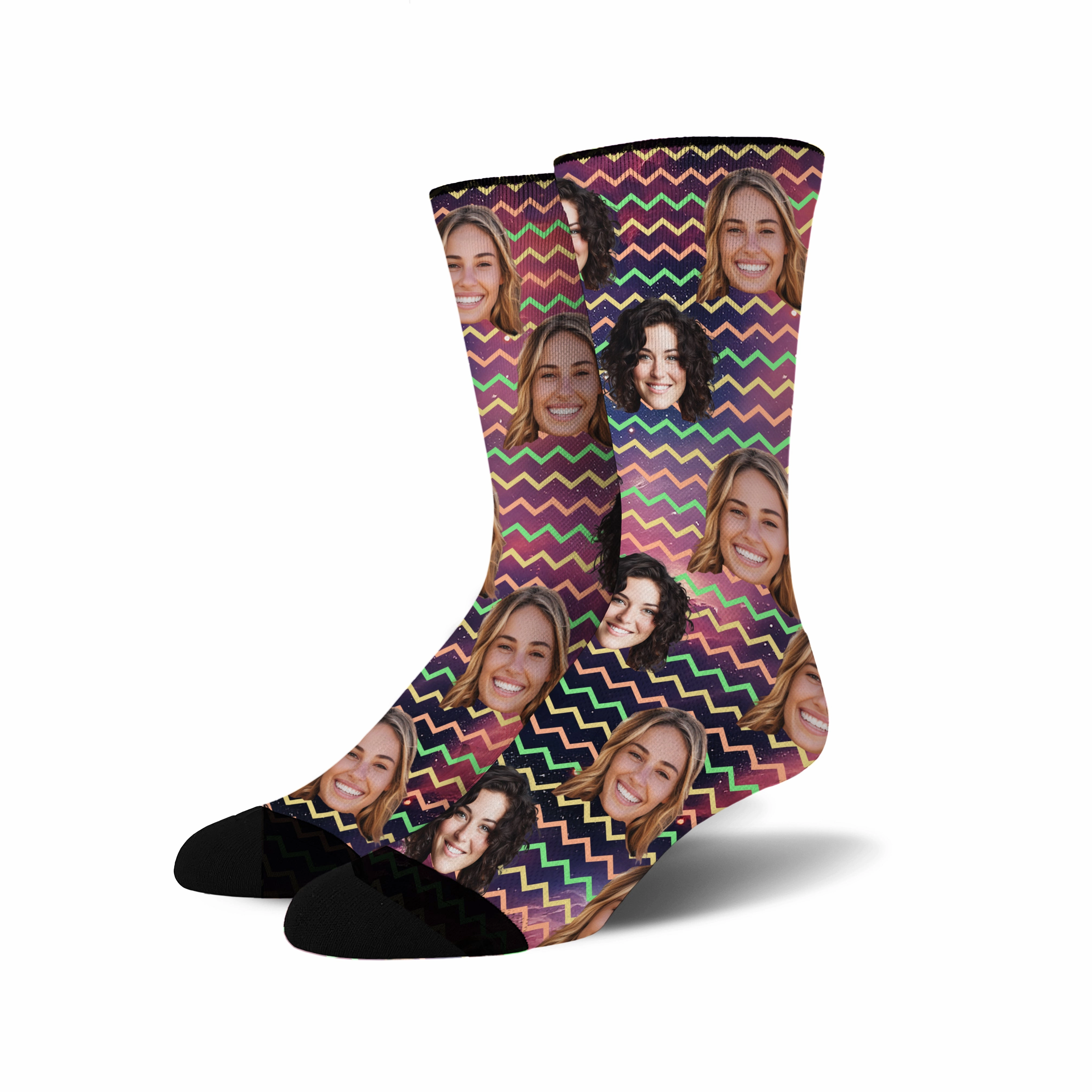 Custom Face - Easter Pattern socks # 1