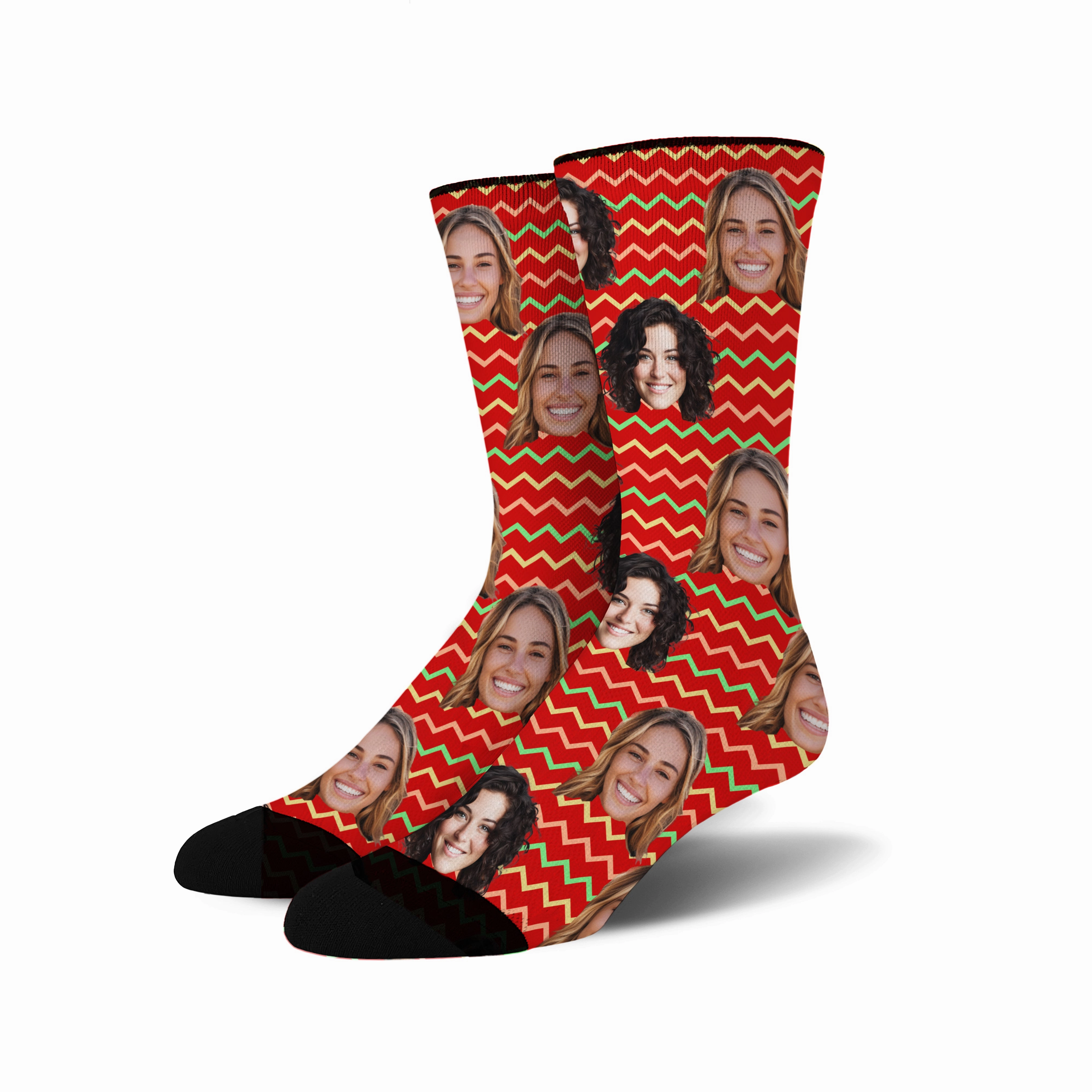 Custom Face - Easter Pattern socks # 1
