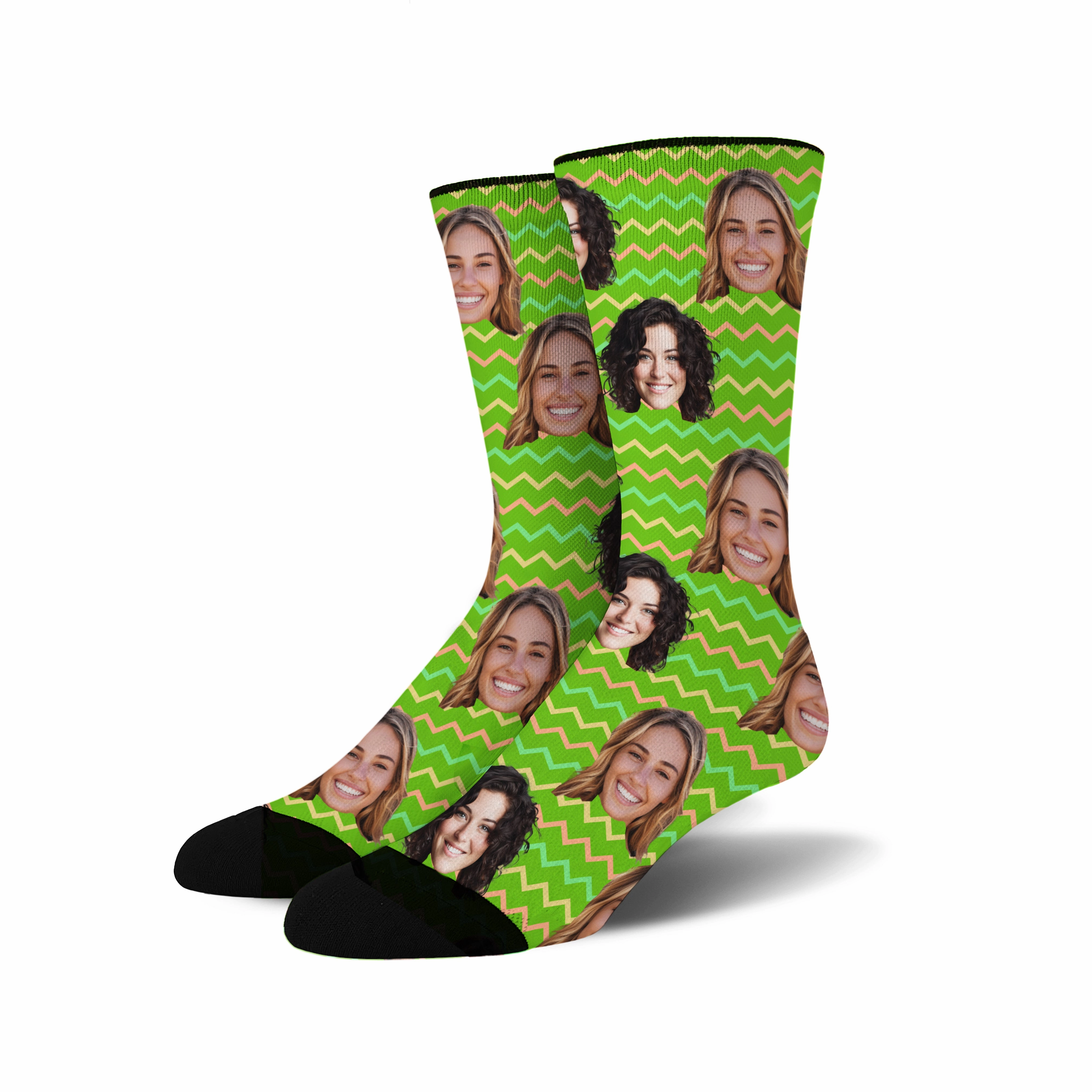 Custom Face - Easter Pattern socks # 1