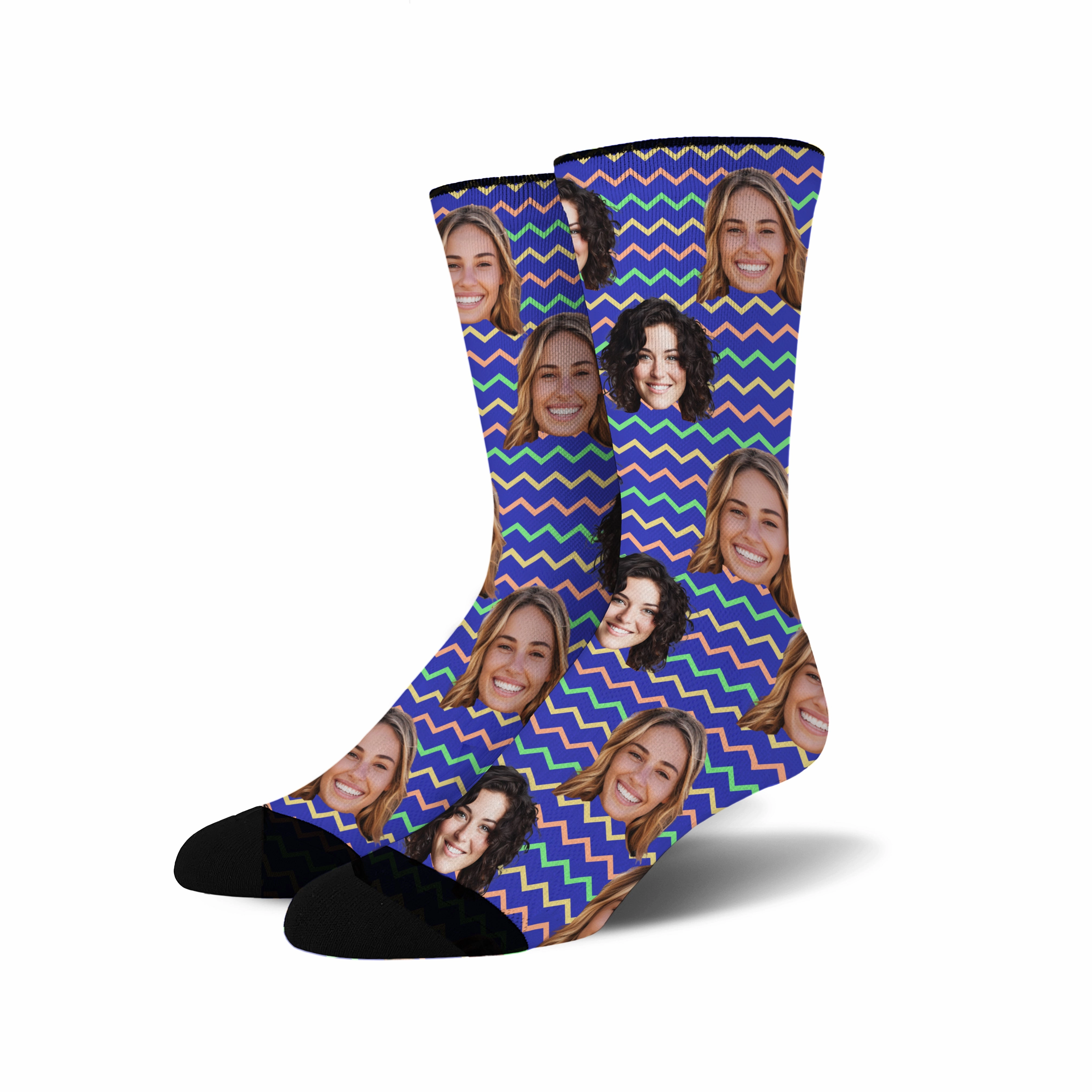 Custom Face - Easter Pattern socks # 1