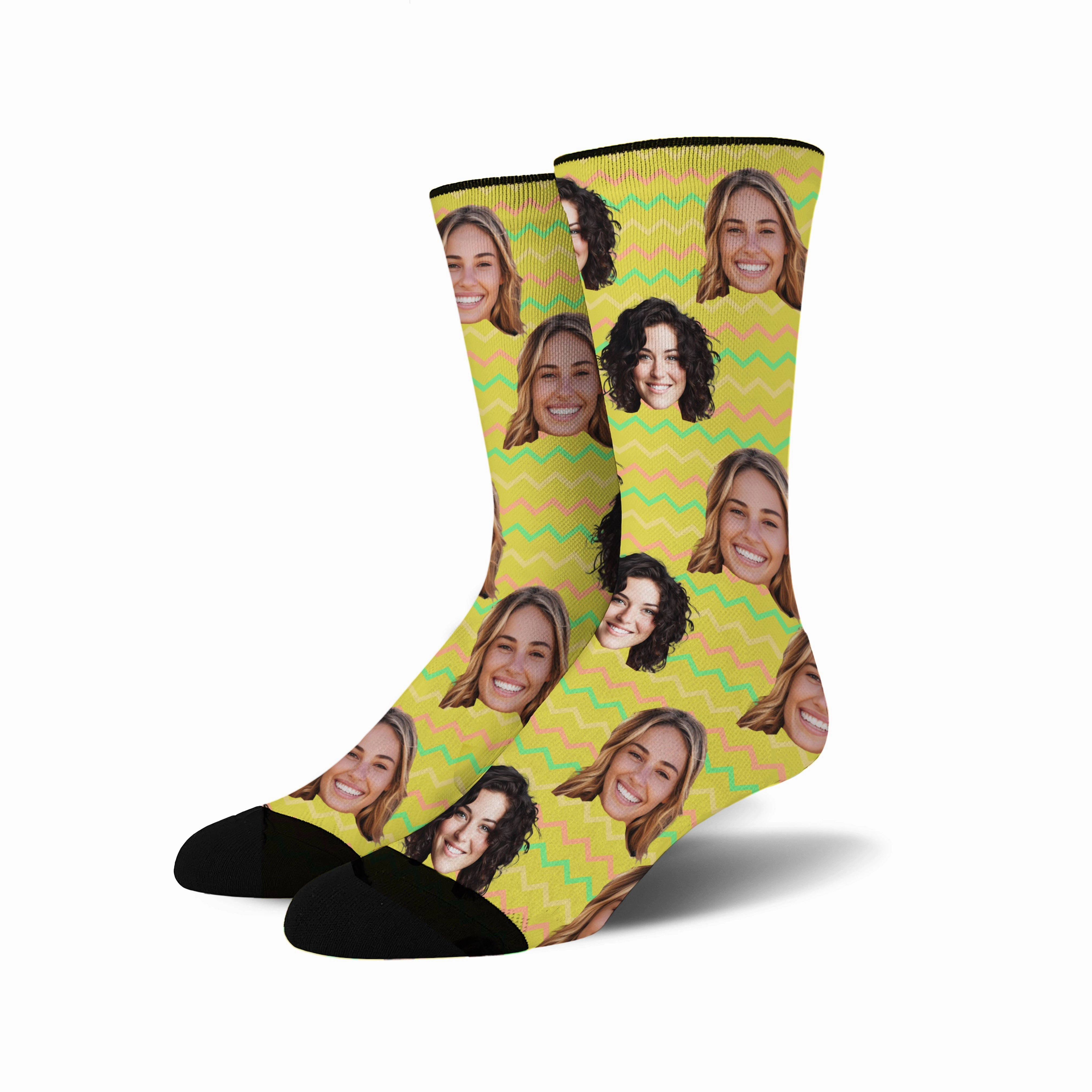 Custom Face - Easter Pattern socks # 1