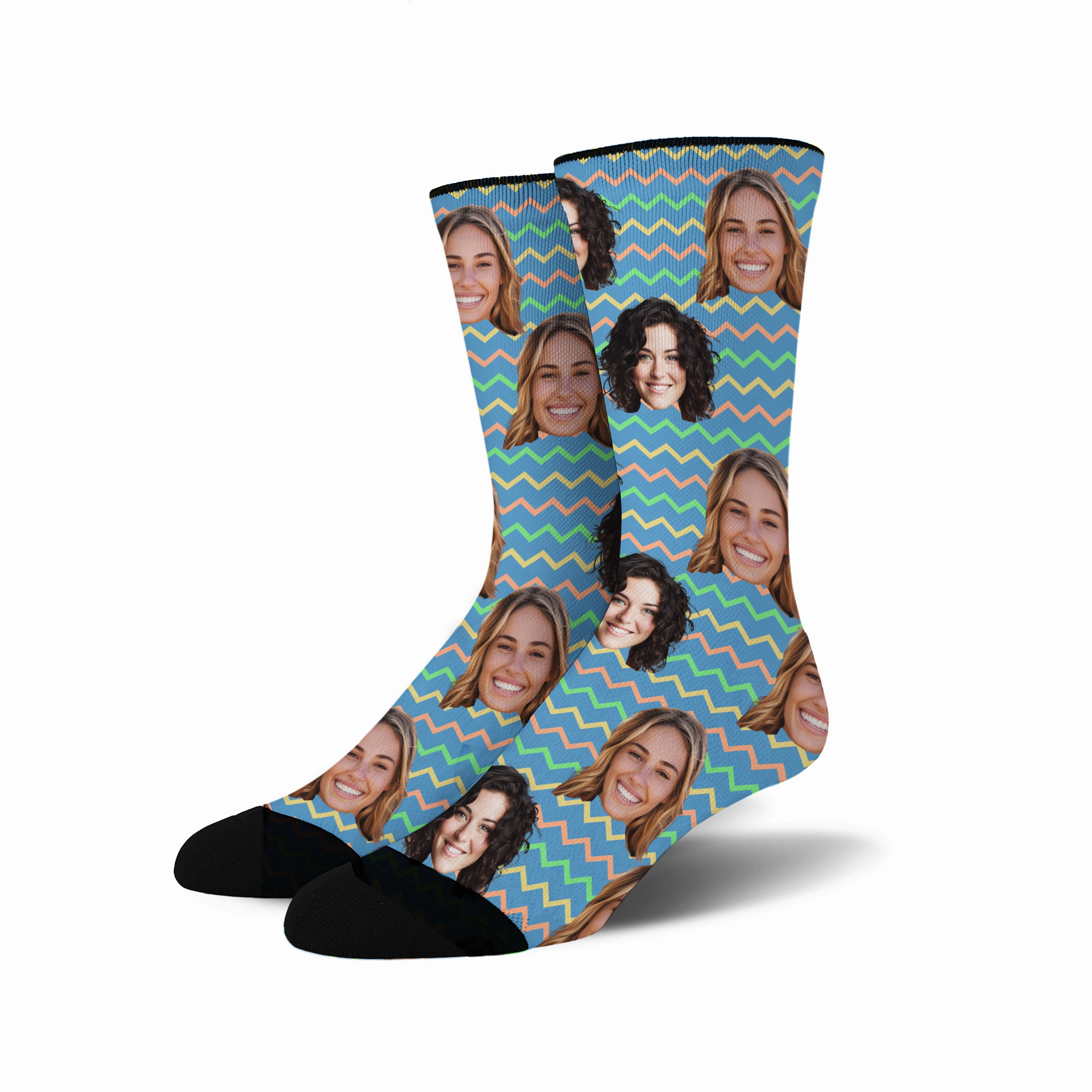 Custom Face - Easter Pattern socks # 1