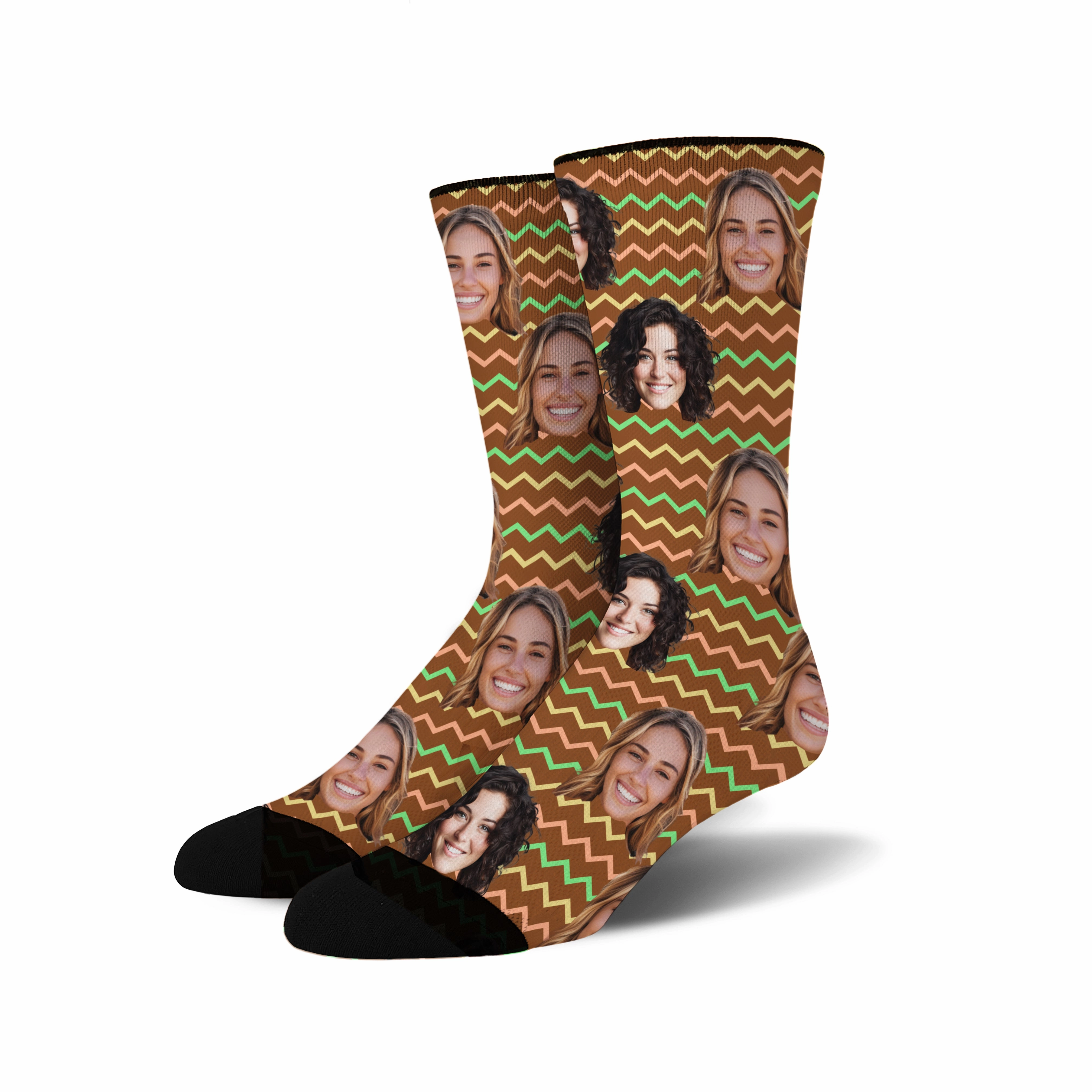 Custom Face - Easter Pattern socks # 1