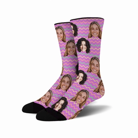 Custom Face - Easter Pattern socks # 1