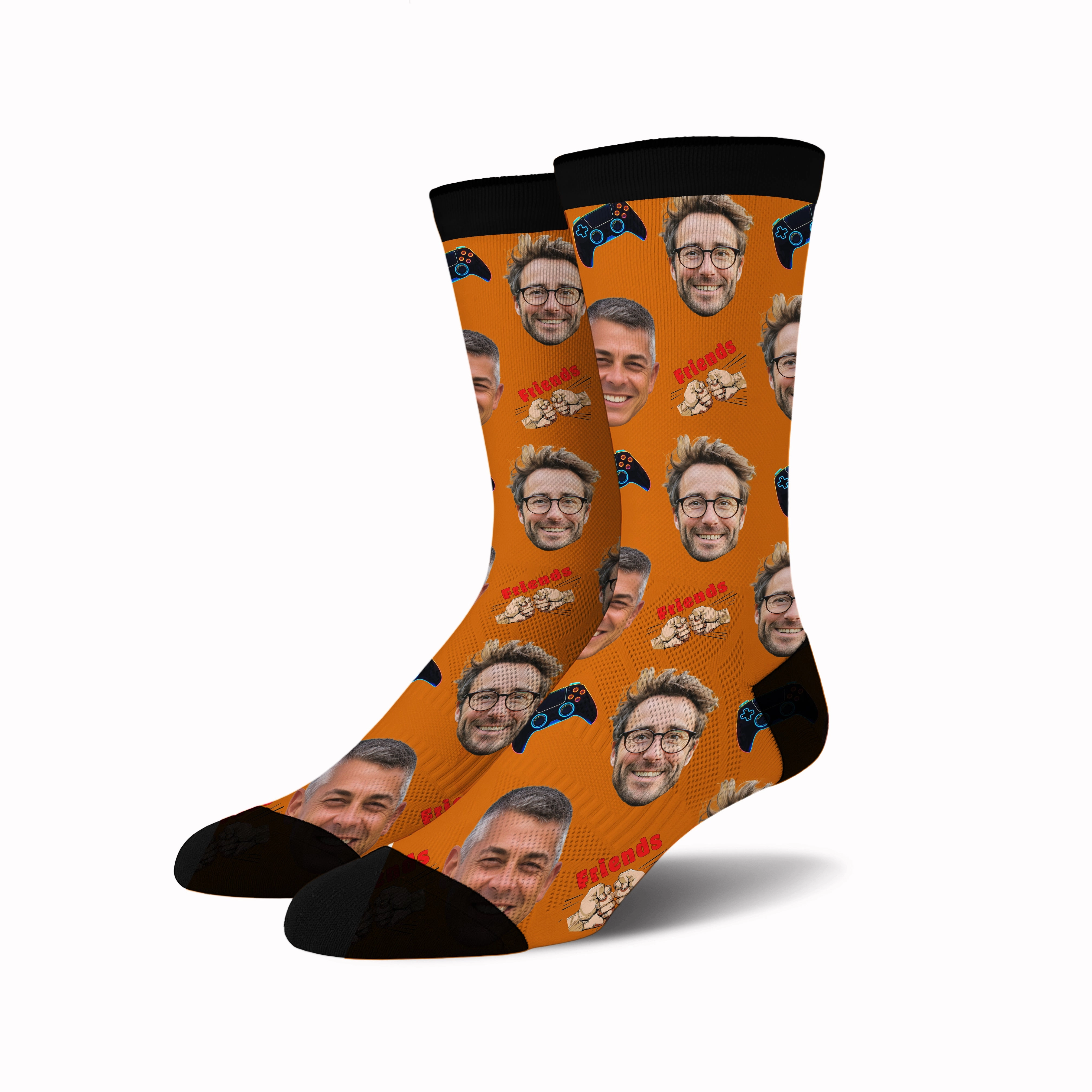 Custom Face Socks -  Gaming Buddies