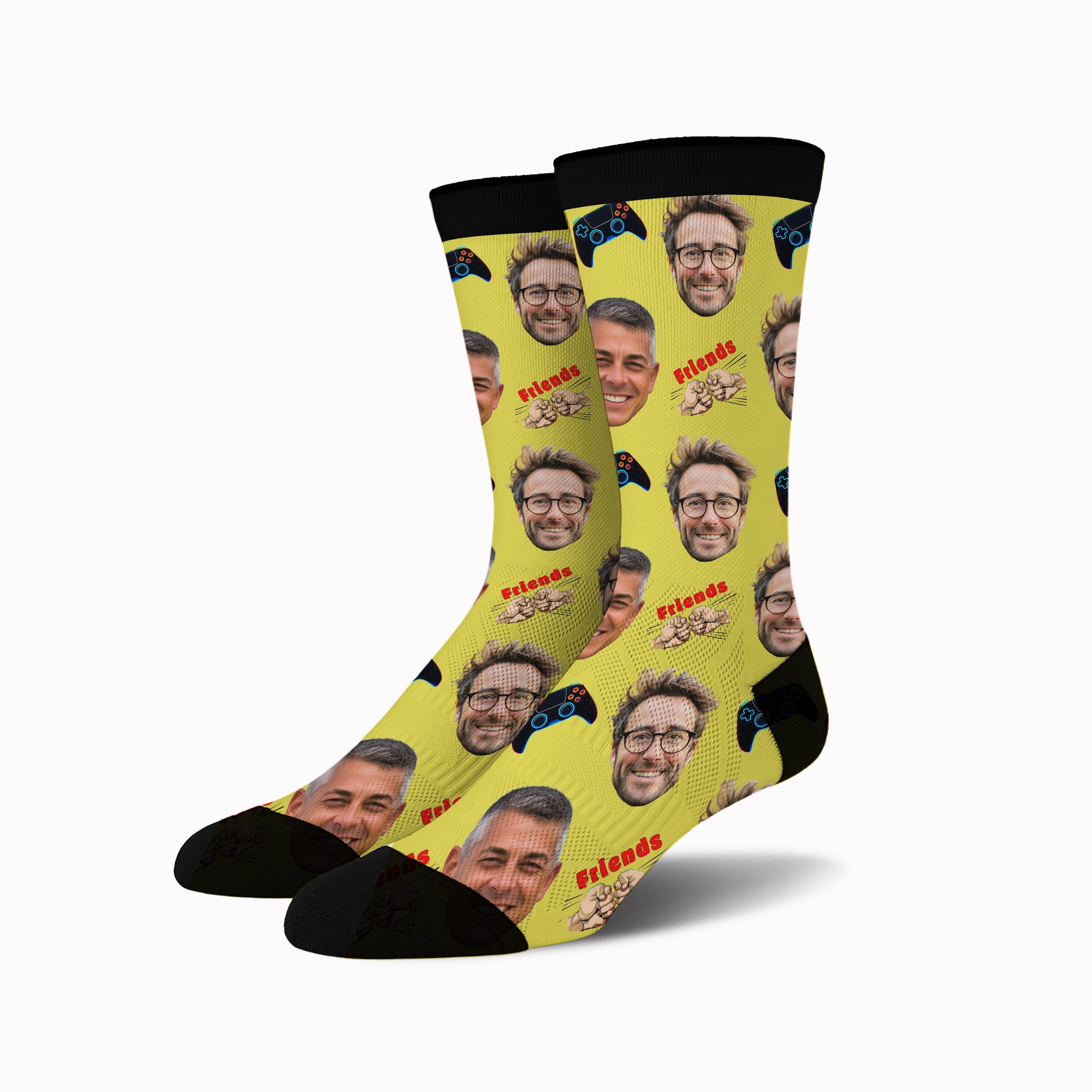 Custom Face Socks -  Gaming Buddies