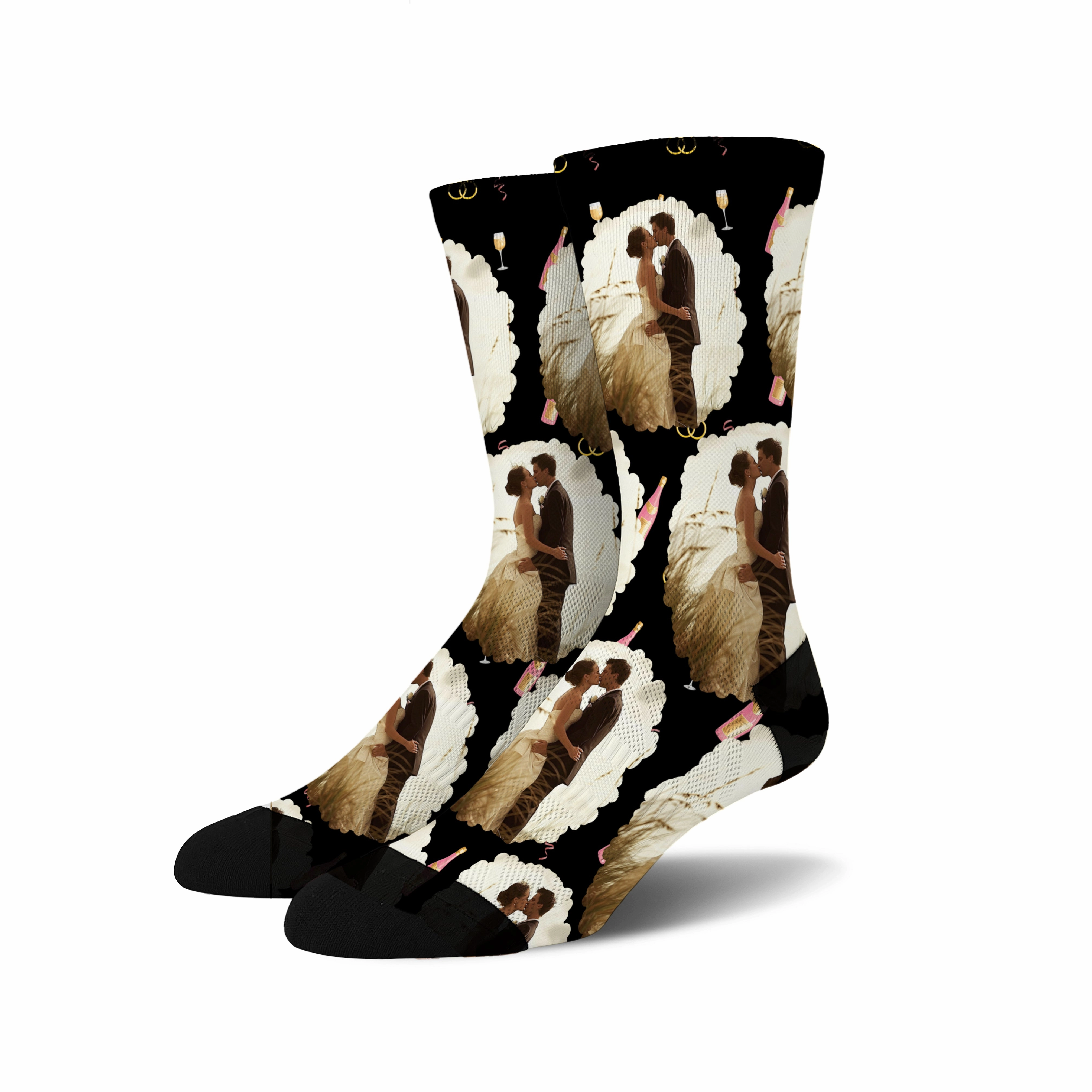Custom Wedding Socks