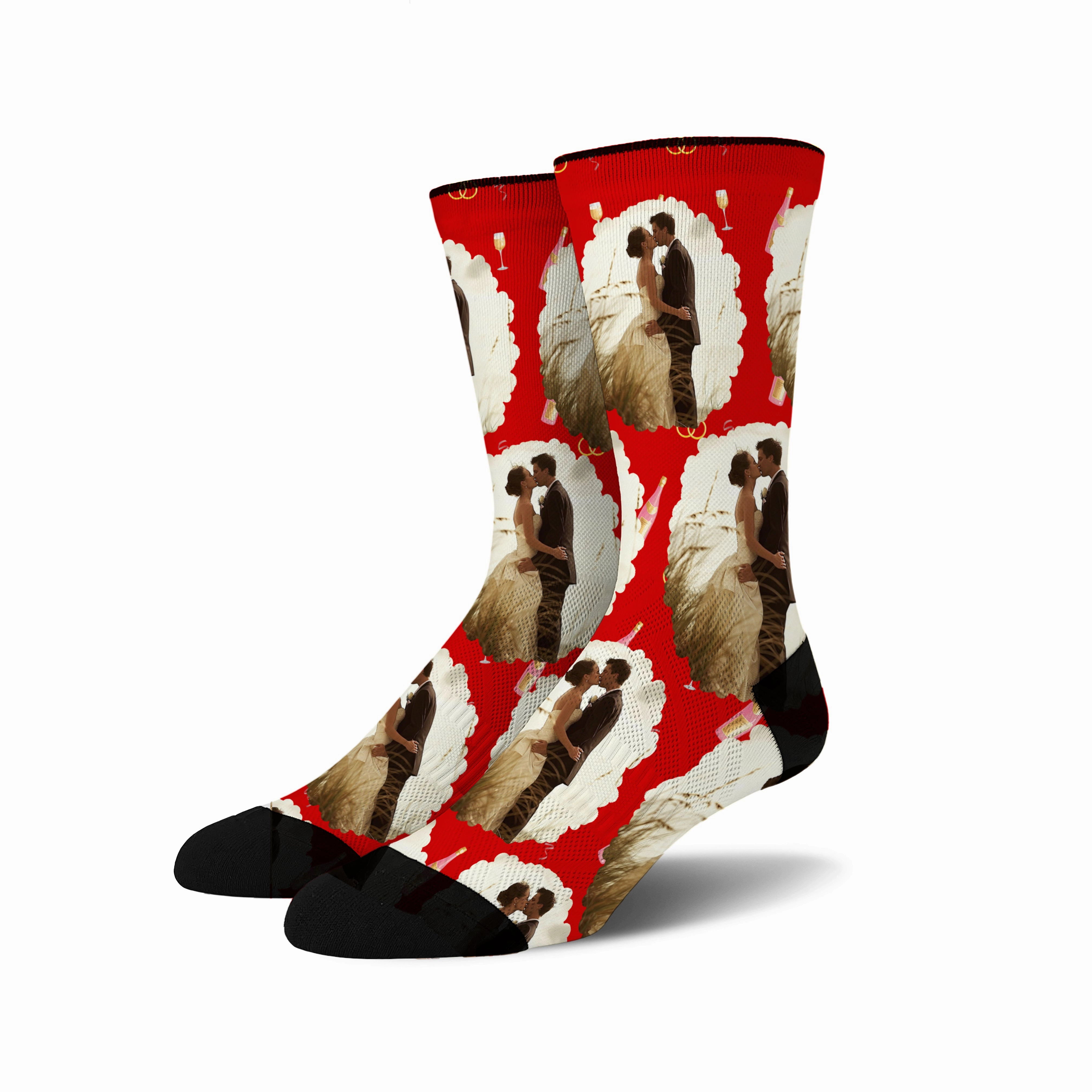 Custom Wedding Socks