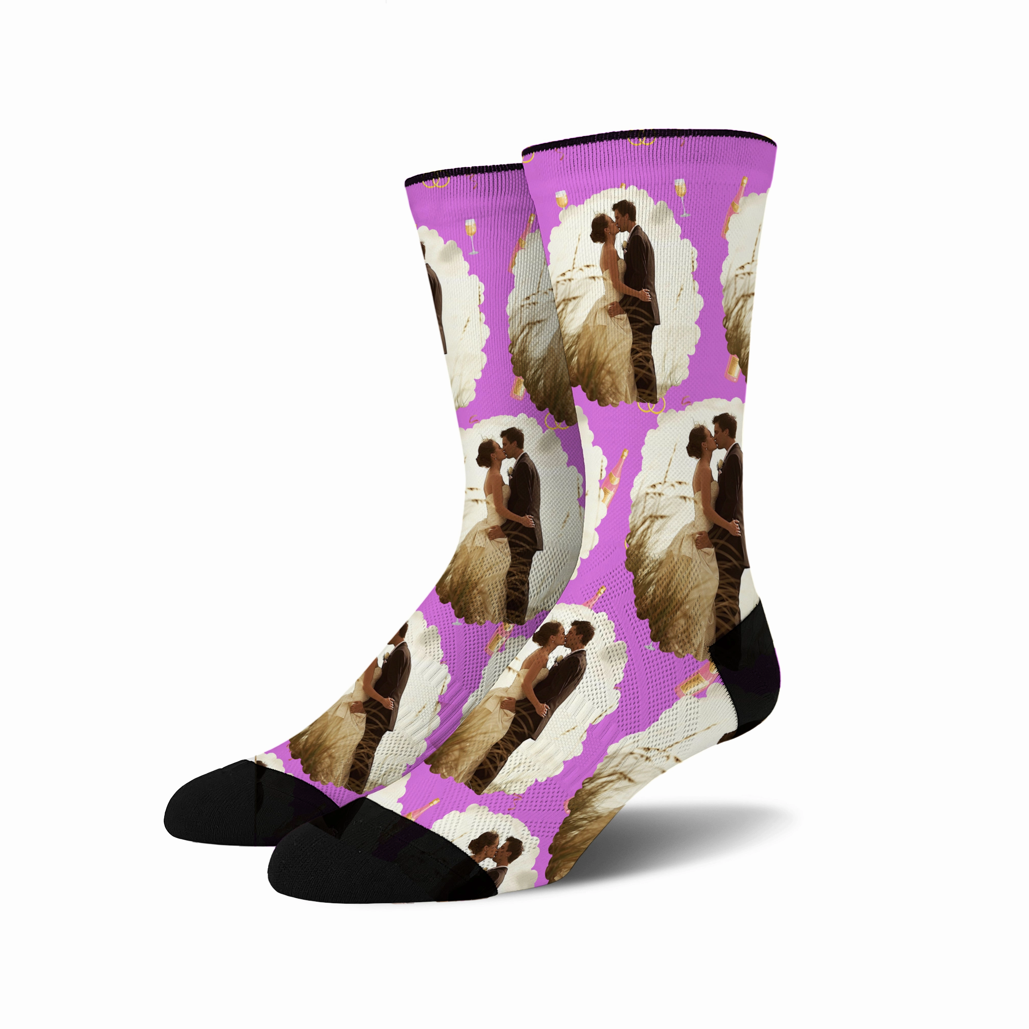Custom Wedding Socks