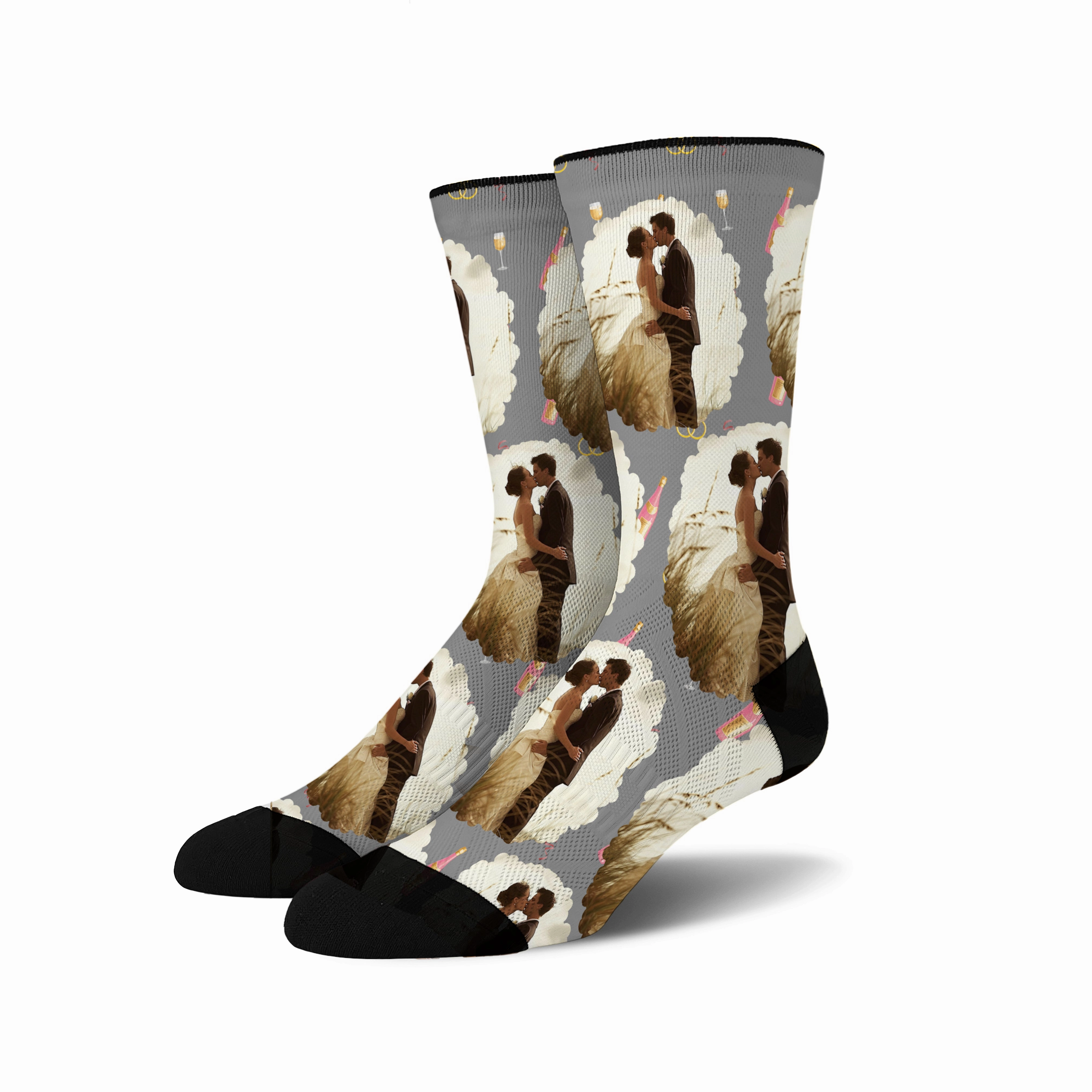 Custom Wedding Socks