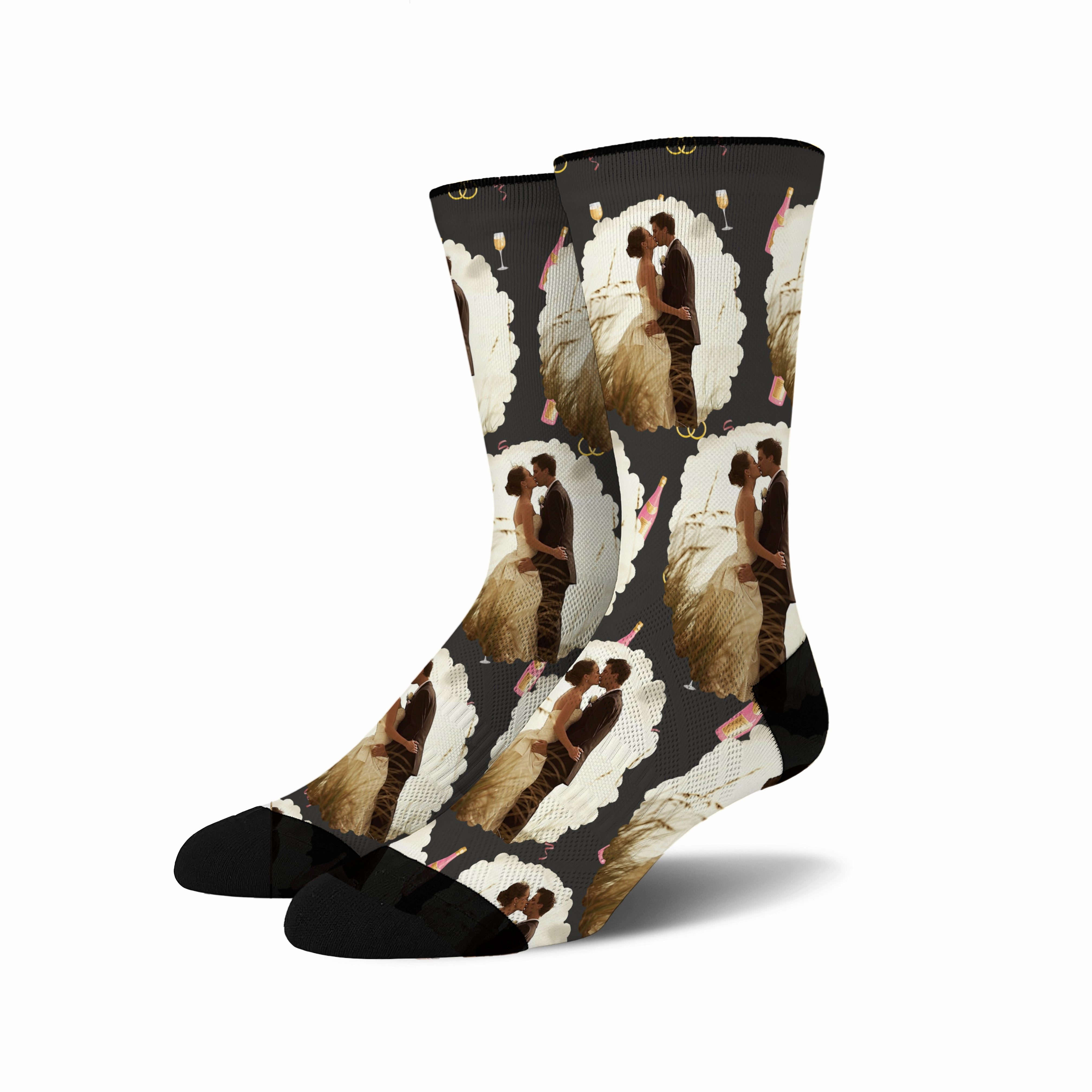 Custom Wedding Socks