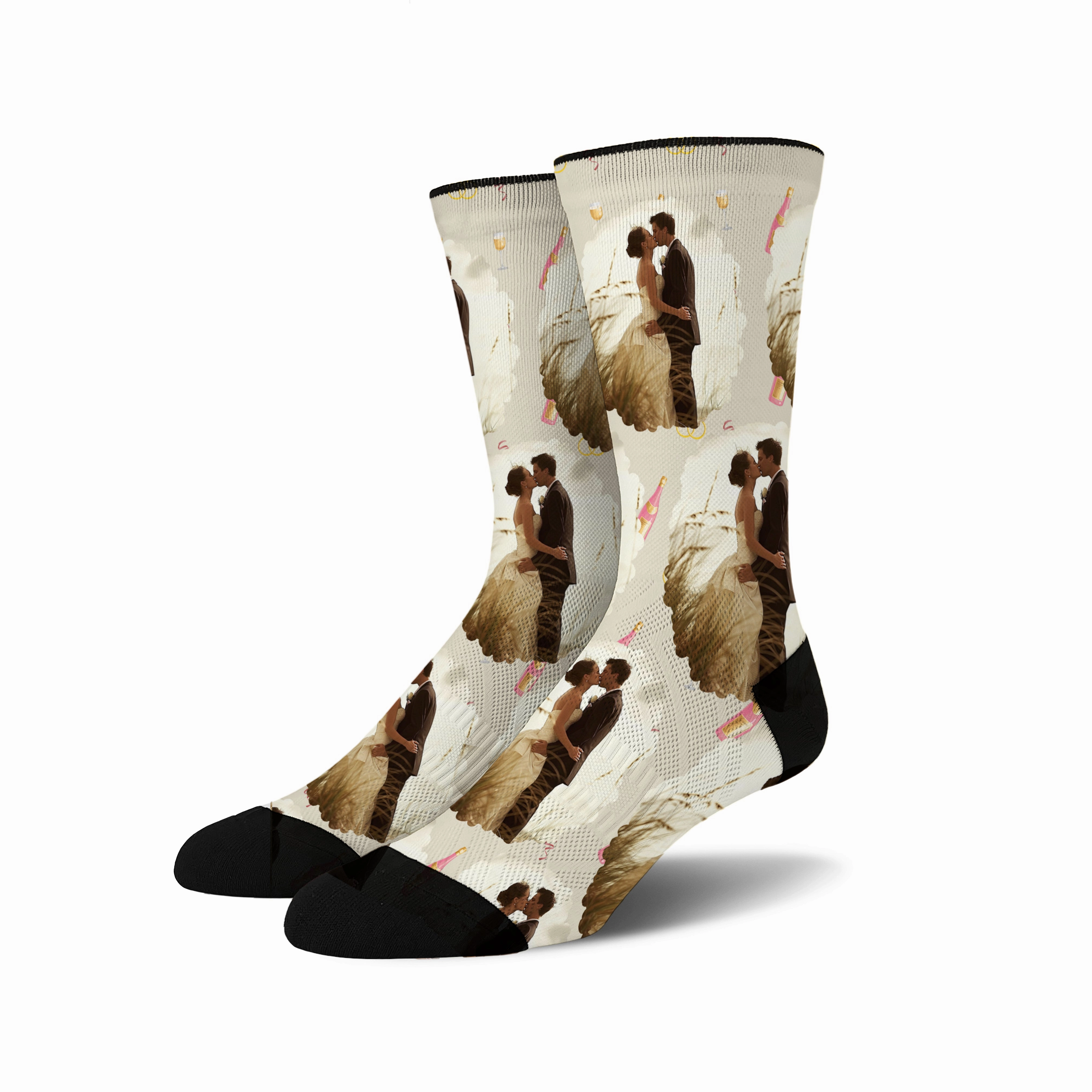 Custom Wedding Socks