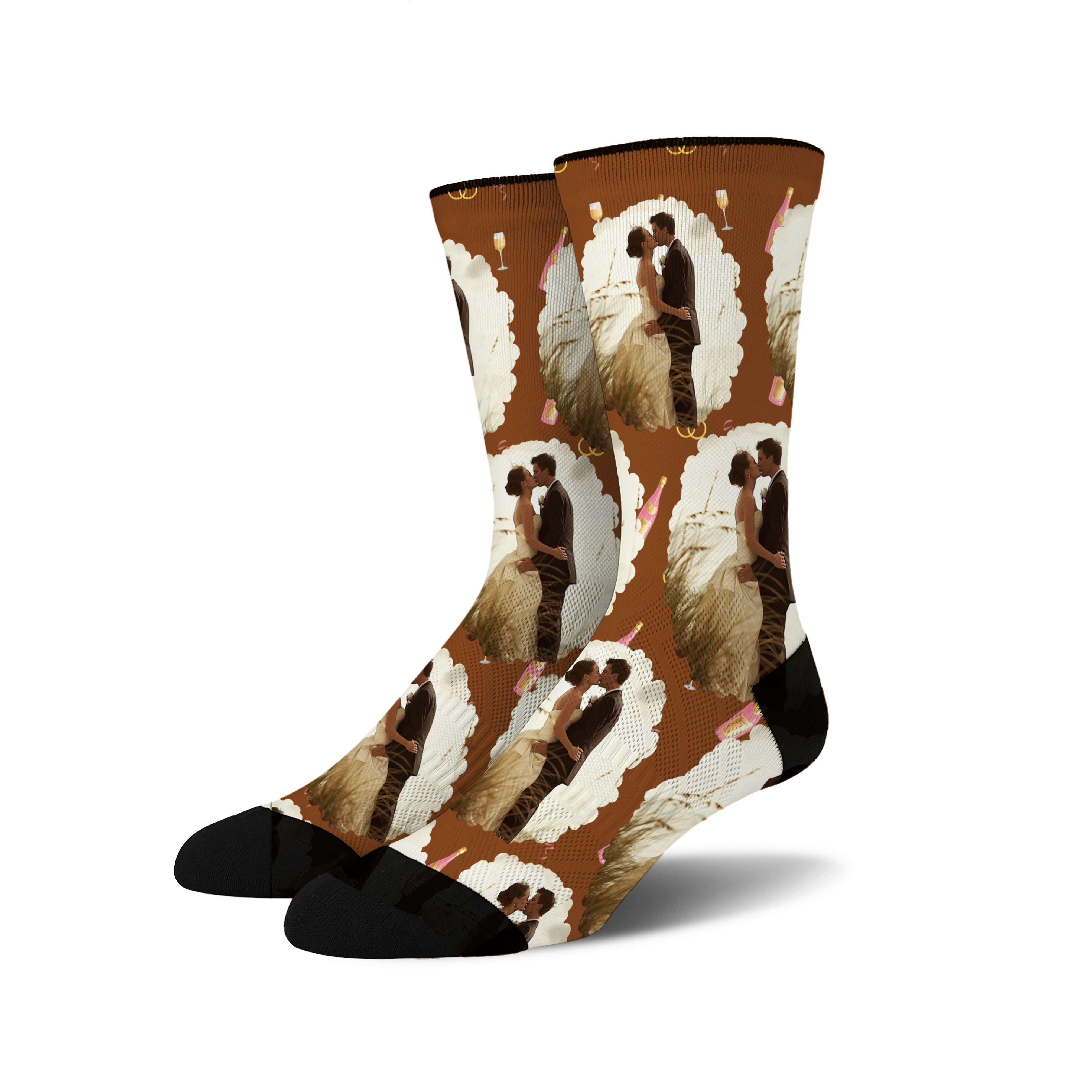 Custom Wedding Socks