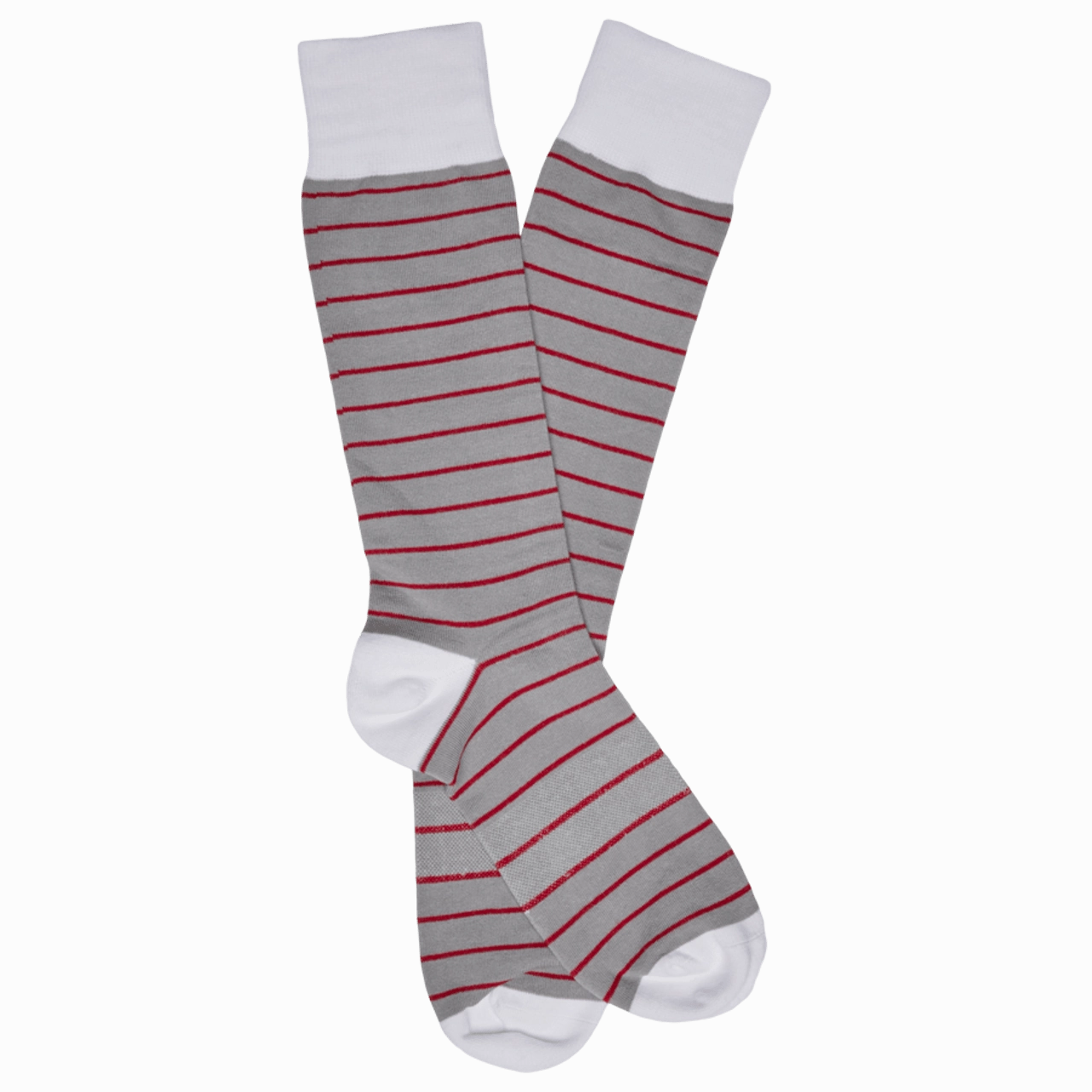 DeadSoxy Crimson Wide Stripe Socks