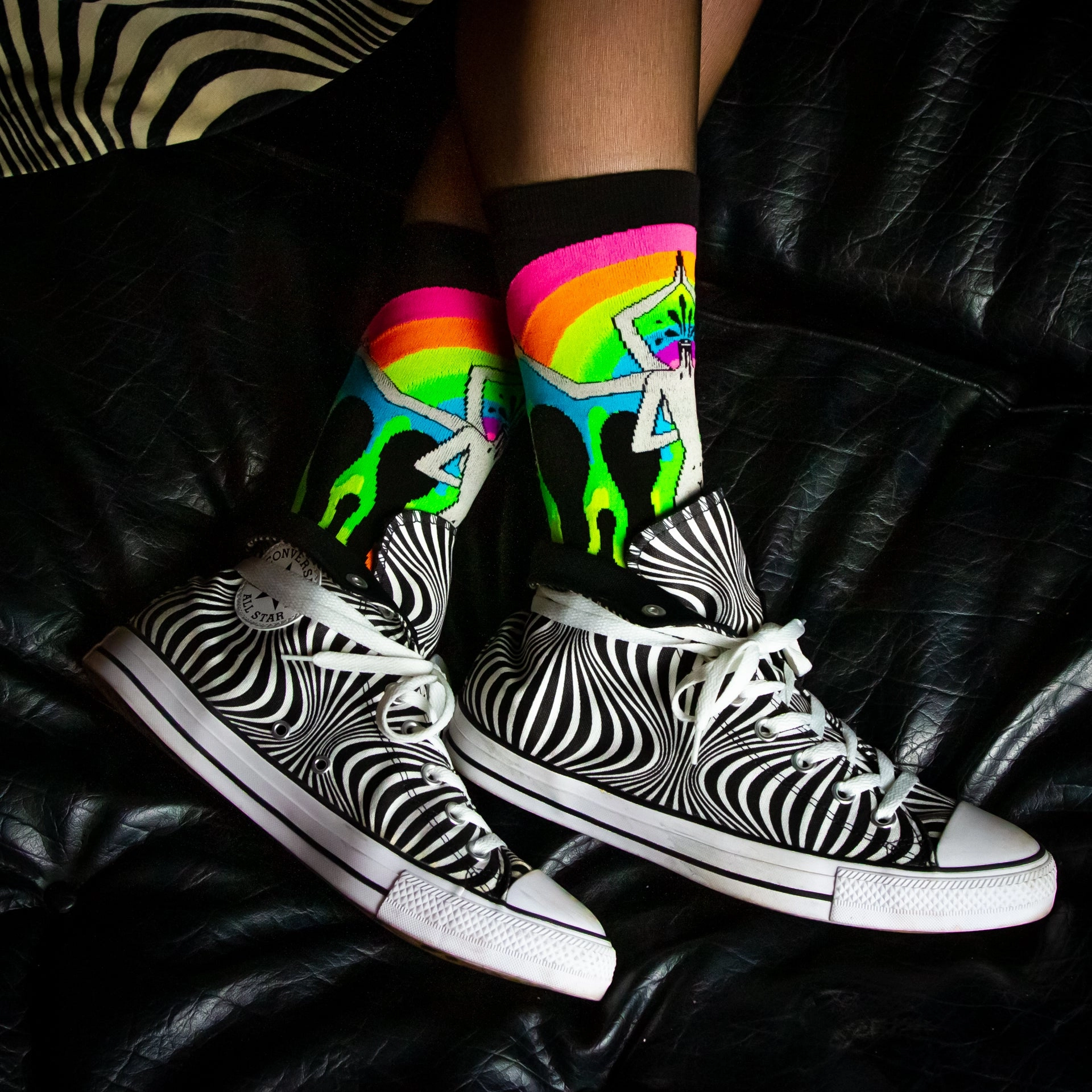 Derriere of Doom - Dress Crew Socks