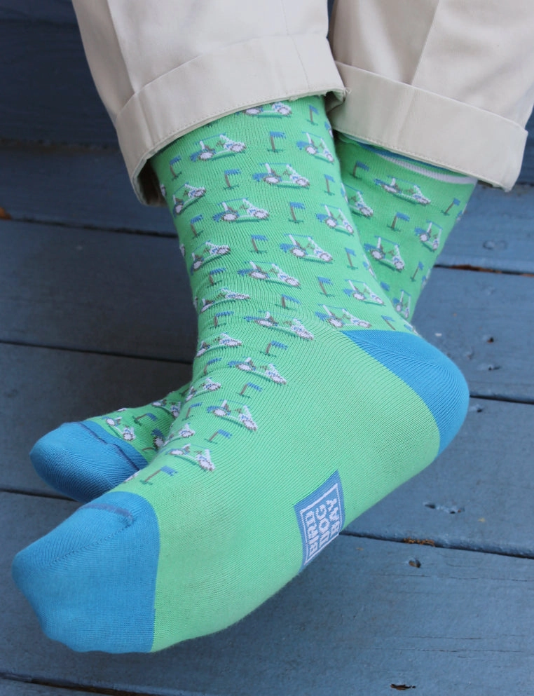 Flamingo Folly: Socks - Turquoise