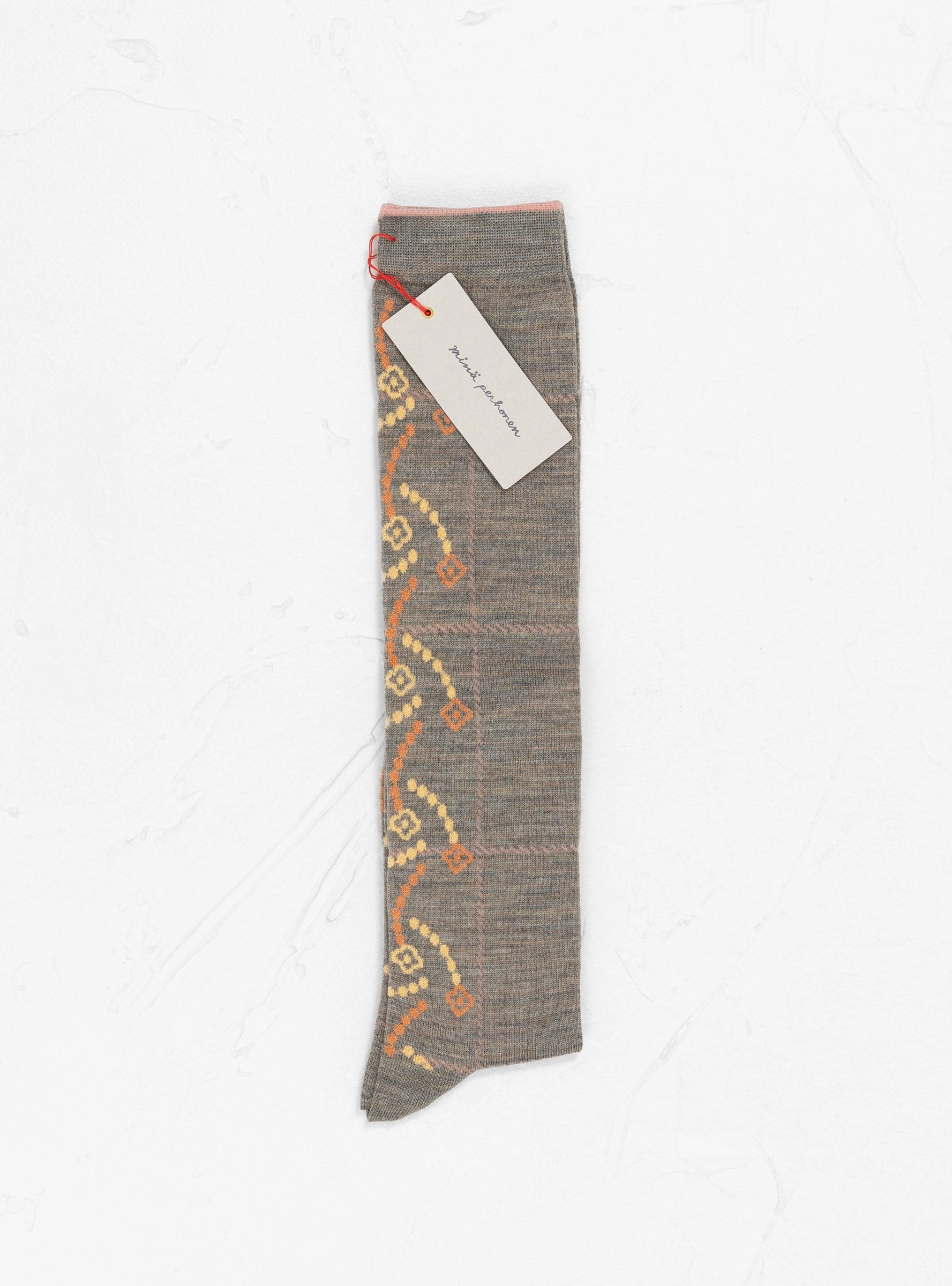 Flower Leap Socks Grey