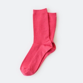 Fuchsia Cotton Sock