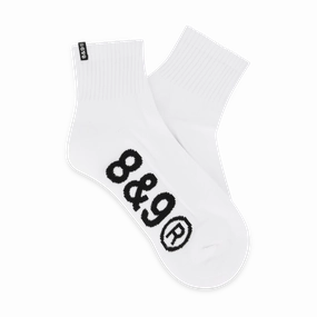 Grand Prix Low Socks White