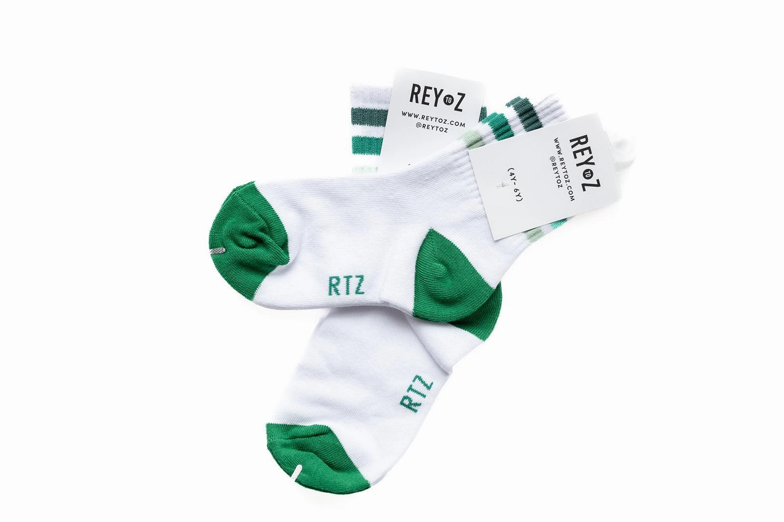 Green Stripe Socks