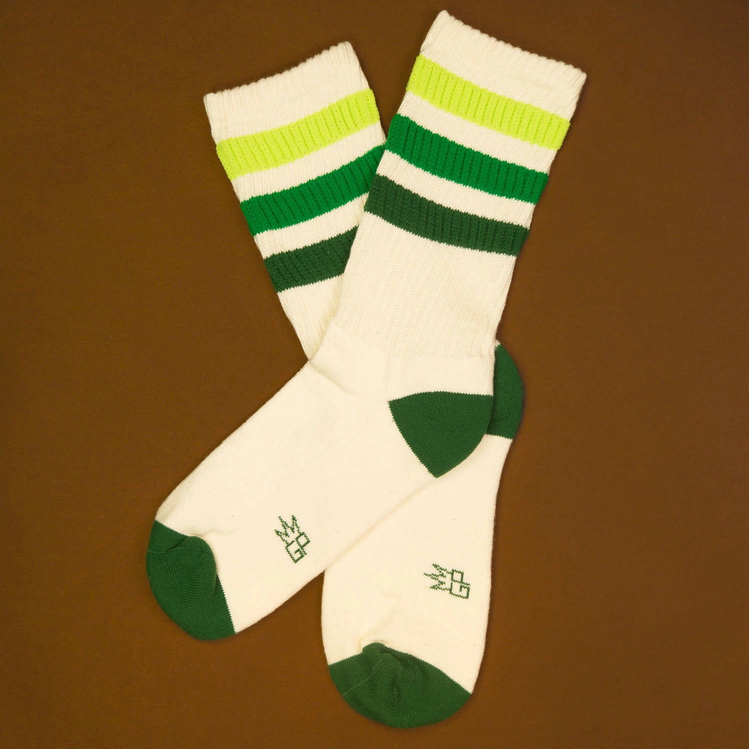 Greg - Retro Gym Crew Socks