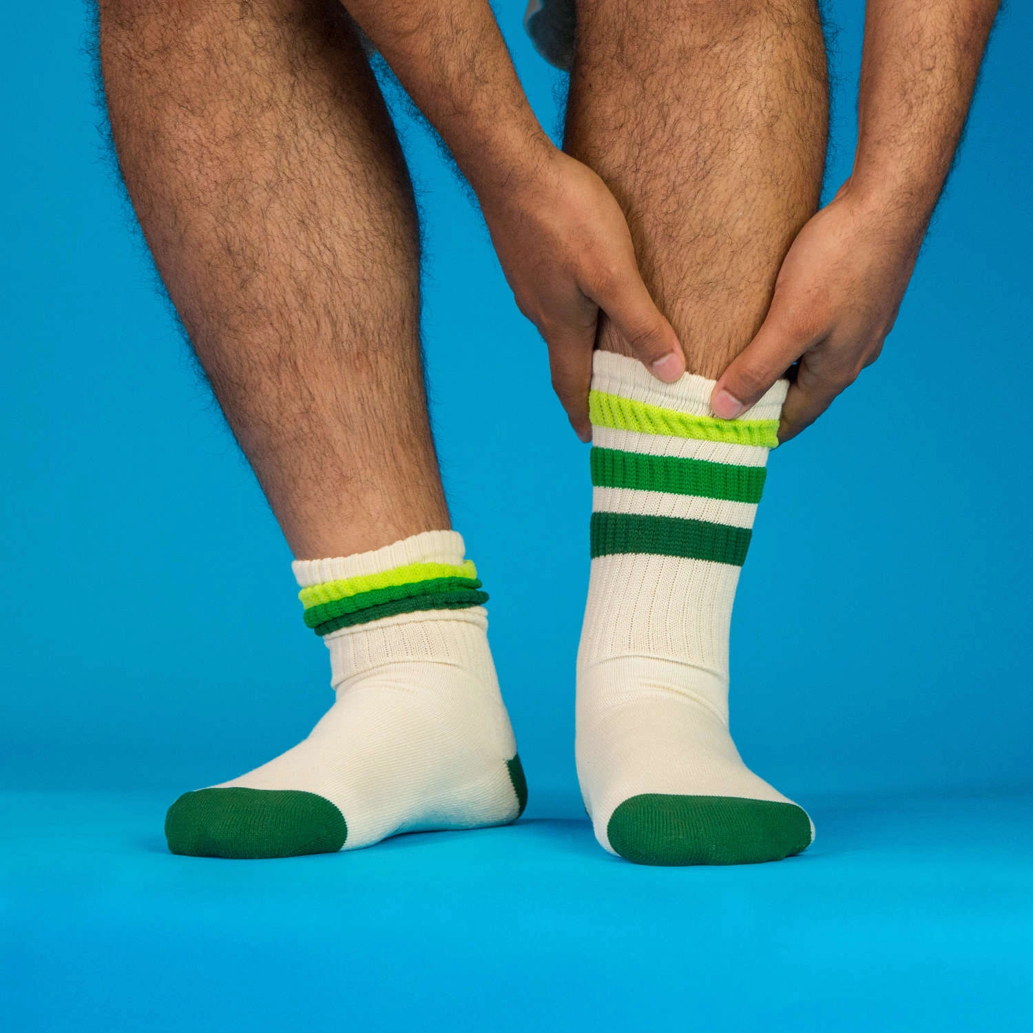 Greg - Retro Gym Crew Socks