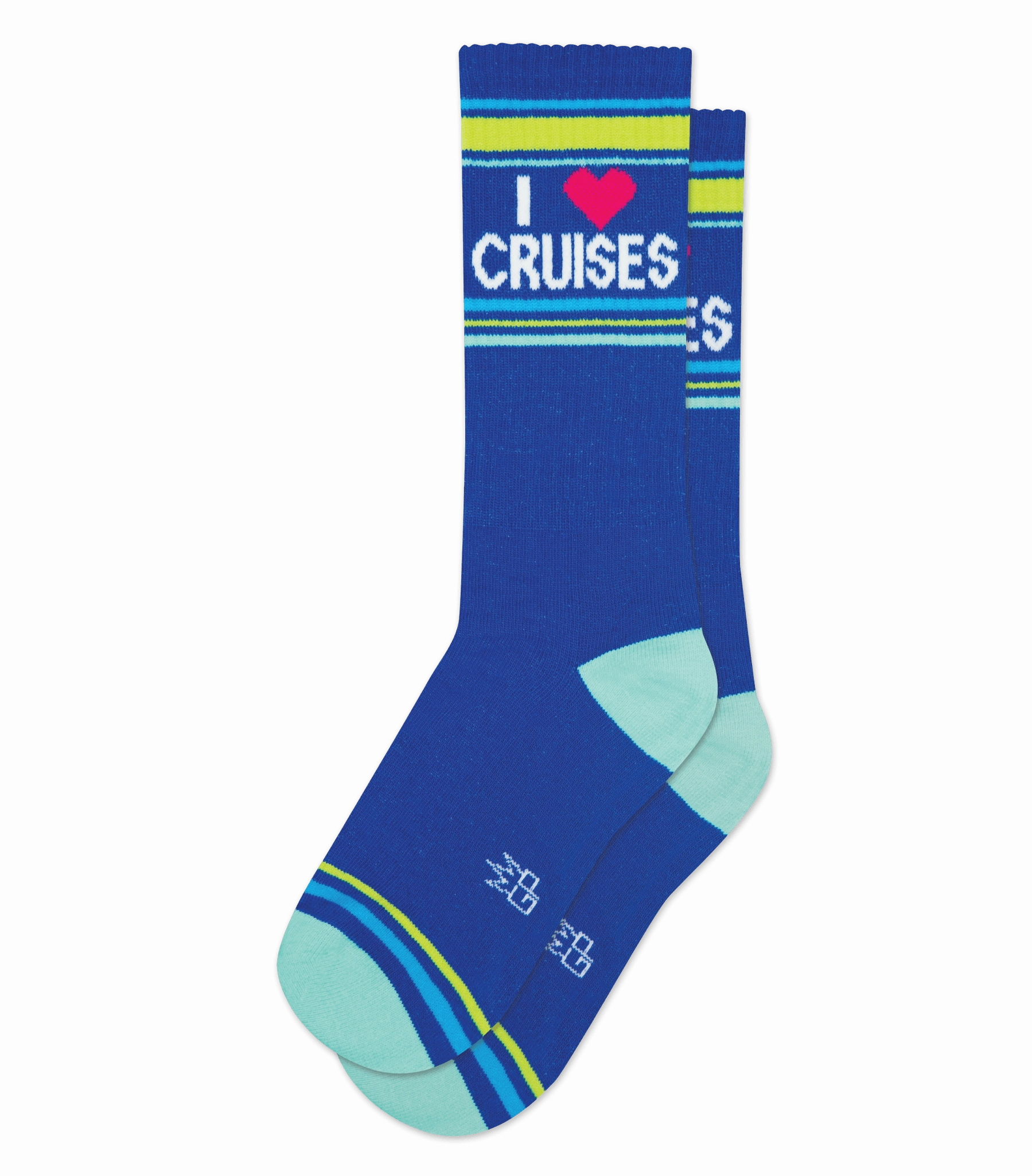 I ❤️ Cruises - Gym Crew Socks