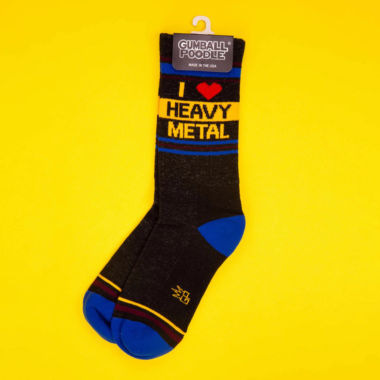 I ❤️ Heavy Metal - Gym Crew Socks